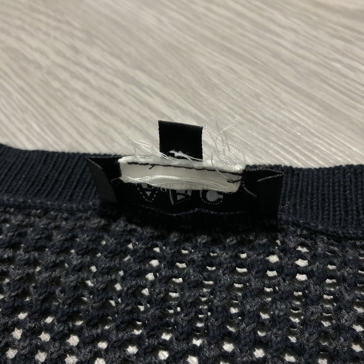 A.P.C. A.P.C. Semi-Sheer Transparency Knit Sweatshirt Charcoal Size US M / EU 48-50 / 2 - 10 Thumbnail