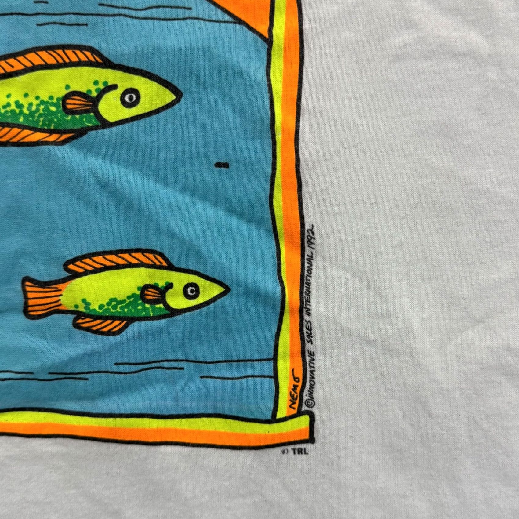 Vintage VINTAGE Hawaiian Tropic Shirt XL White Nature Fish Graphic Travel USA 90s Mens Size US XL / EU 56 / 4 - 4 Thumbnail
