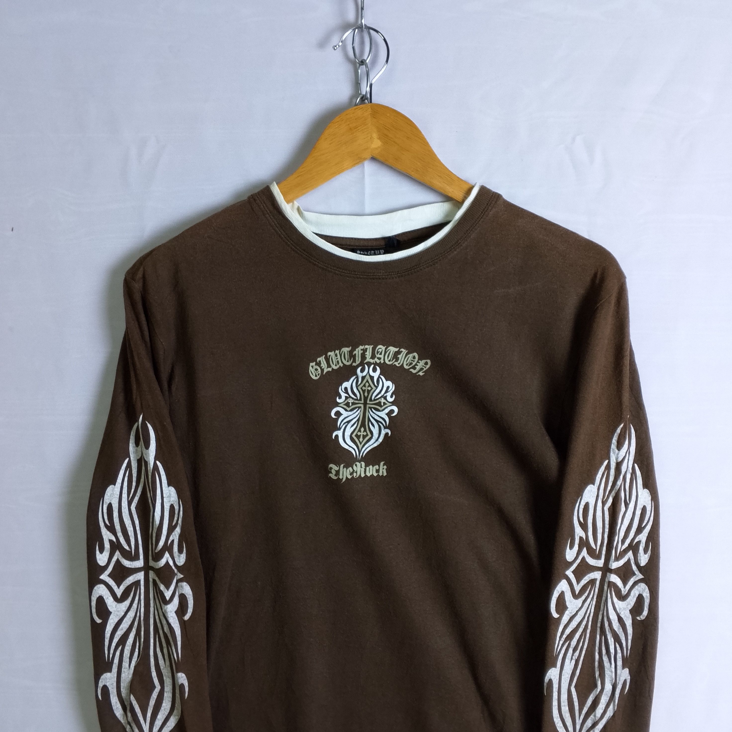 If Six Was Nine Y2k Blut Flation The Rock Cross Tee Punk LGB Style Size US S / EU 44-46 / 1 - 3 Thumbnail