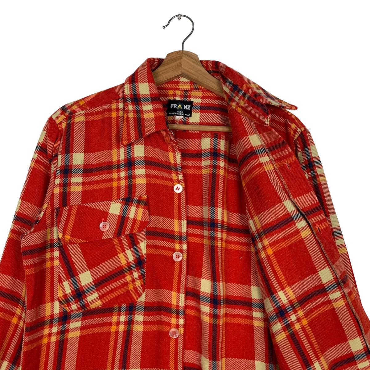 Flannel FRANZ Sking Mountaineering Wear Tartan Flannel #0308-C14 Size US M / EU 48-50 / 2 - 11 Thumbnail