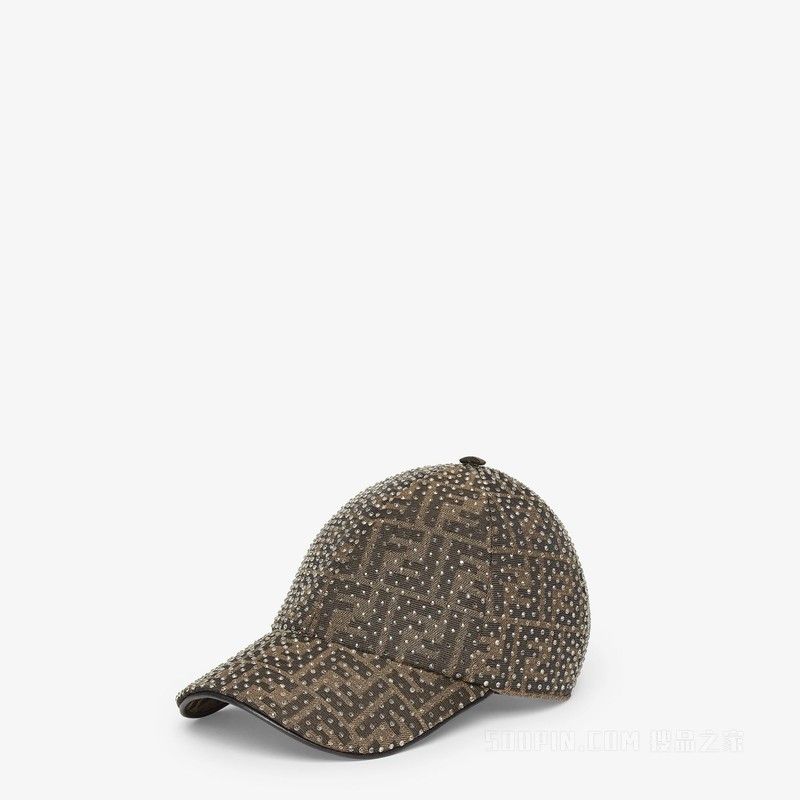 Fendi o1s1wg111225 Size:OS/Hat in Beige/Brown Size ONE SIZE - 1 Thumbnail
