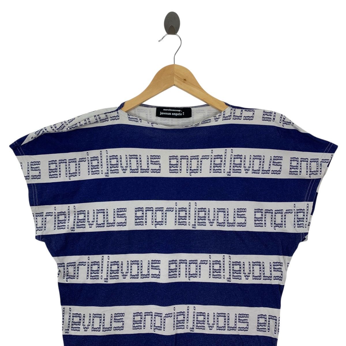 Issey Miyake ISSEY MIYAKE MERCIBEAUCOUP Jevous Enpriel Overprint Tshirt Size M / US 6-8 / IT 42-44 - 2 Thumbnail