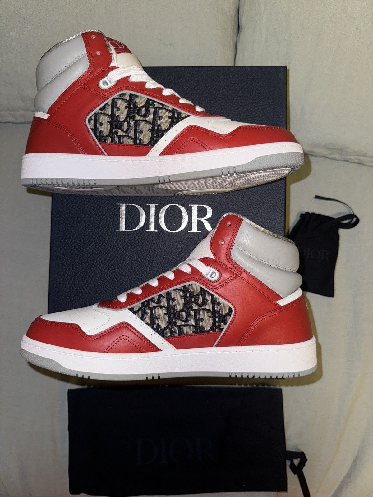 Dior SUPER RARE Dead Stock Dior Rouge B27 Calfskin - size 11 Size US 11 / EU 44 - 2 Thumbnail