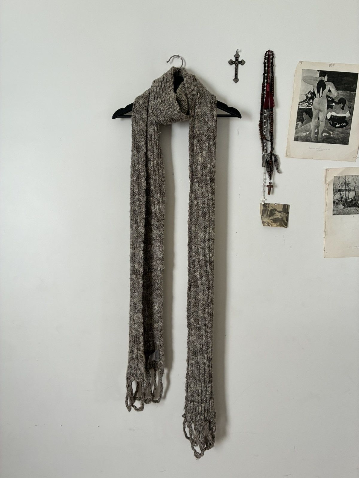 Dior Original Dior Homme Men AW04 Wool Grey Scarf, H2499 | Grailed