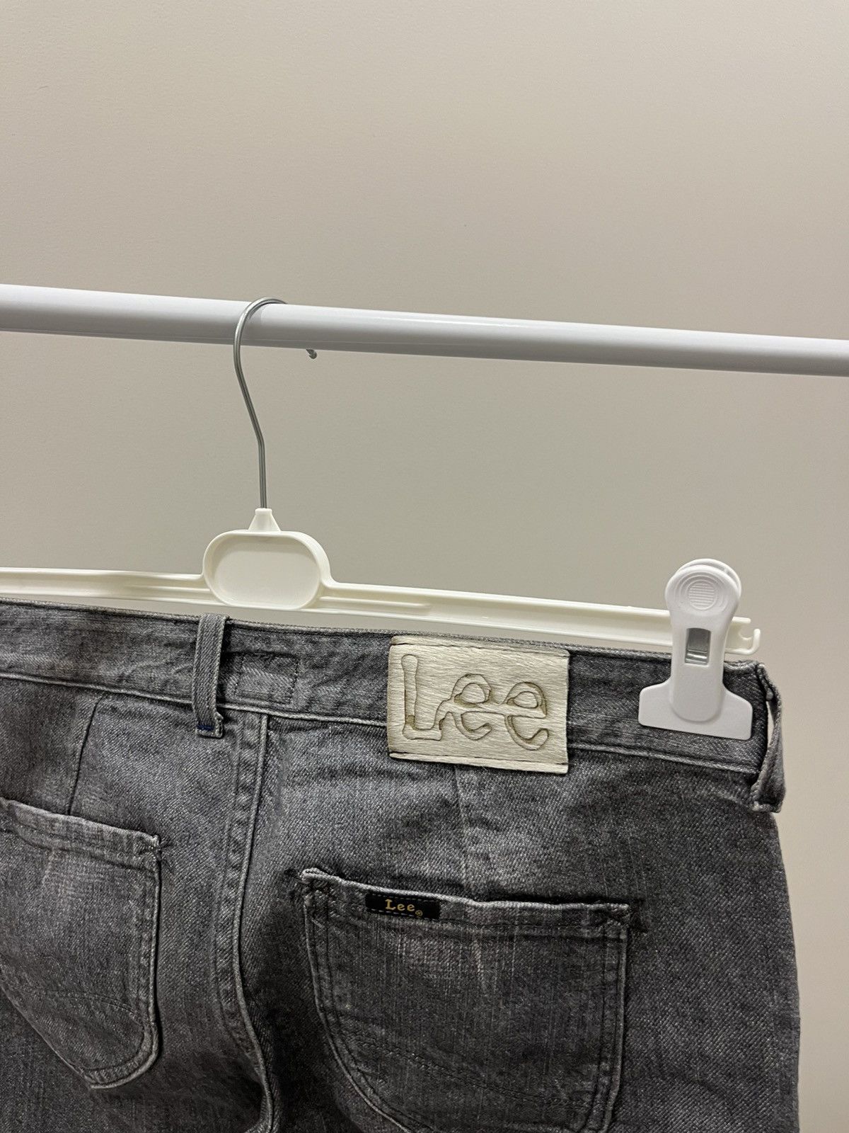 Lee Vintage 90s Lee Jeans Gray Y2K Straight Slim Streetwear Size US 28 / EU 44 - 4 Thumbnail