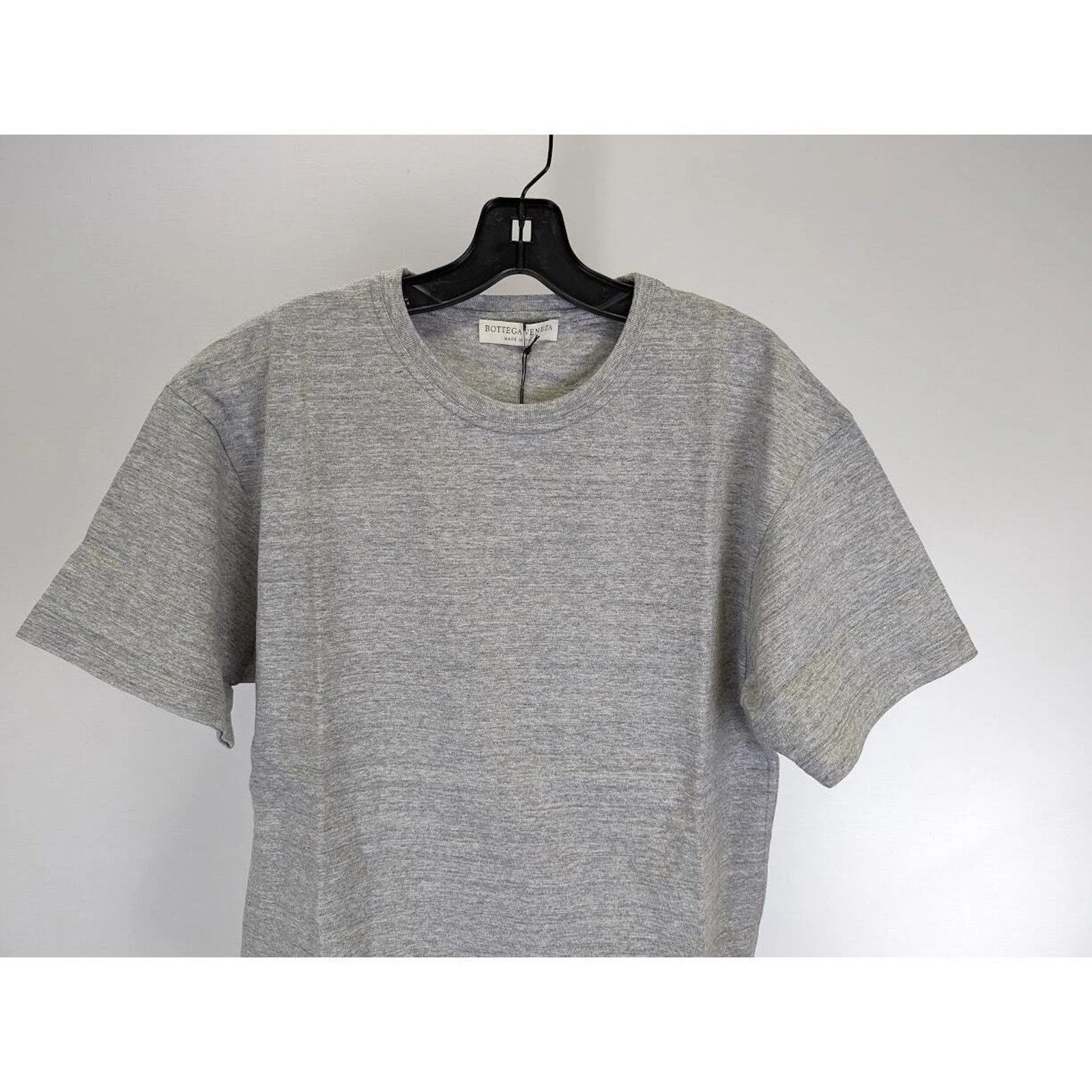 Bottega Veneta o1rshd1 Sunrise Light Cotton T-Shirt in Gray Size US S / EU 44-46 / 1 - 4 Thumbnail