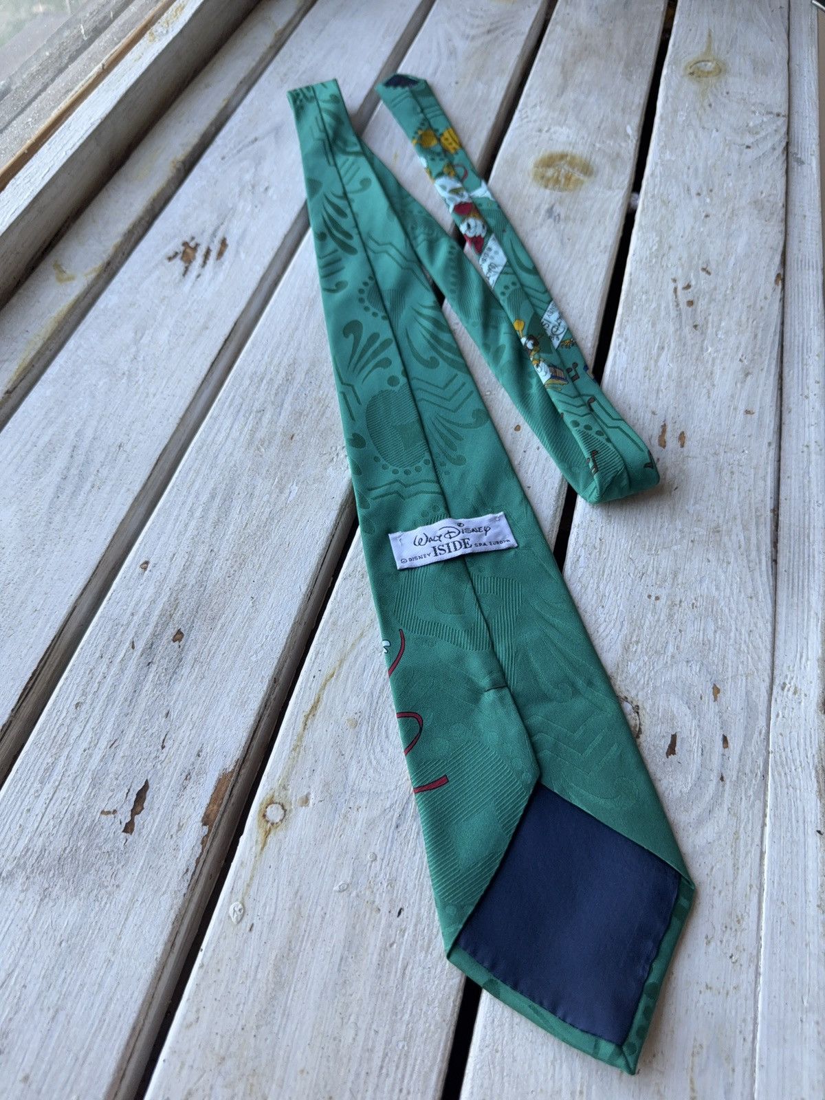 Cartoon Network × Disney × Vintage Vintage Disney Donald Duck & Nephews Green Tie 90s Print Size ONE SIZE - 5 Thumbnail