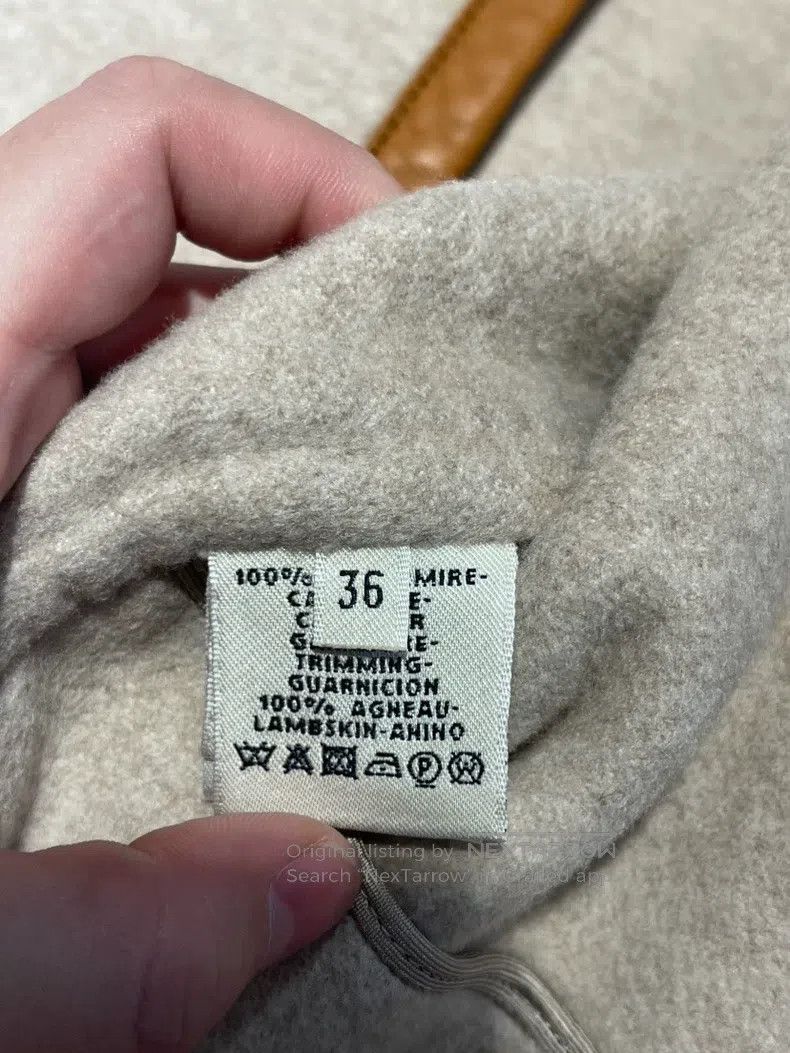 Hermes Hermes Short Women's Cashmere Coat Size XS / US 0-2 / IT 36-38 - 6 Thumbnail
