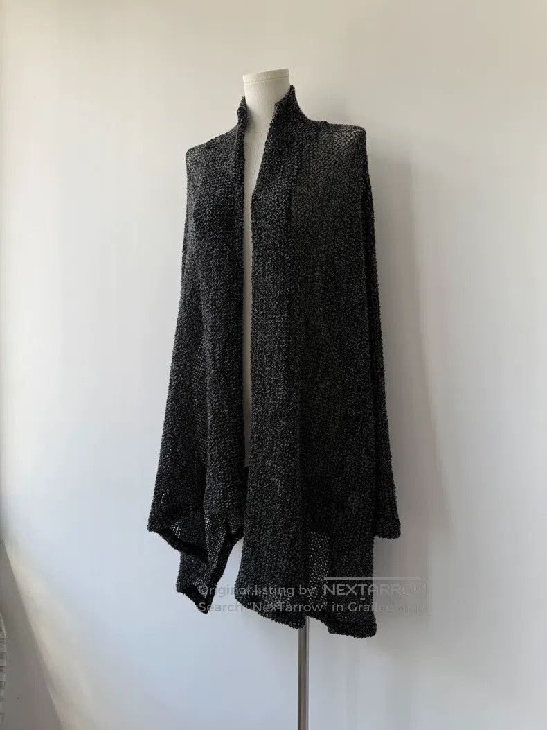 Yohji Yamamoto Yohji Yamamoto 19AW Wool Mesh See-Through Cardigan Blouse Size XS / US 0-2 / IT 36-38 - 2 Thumbnail