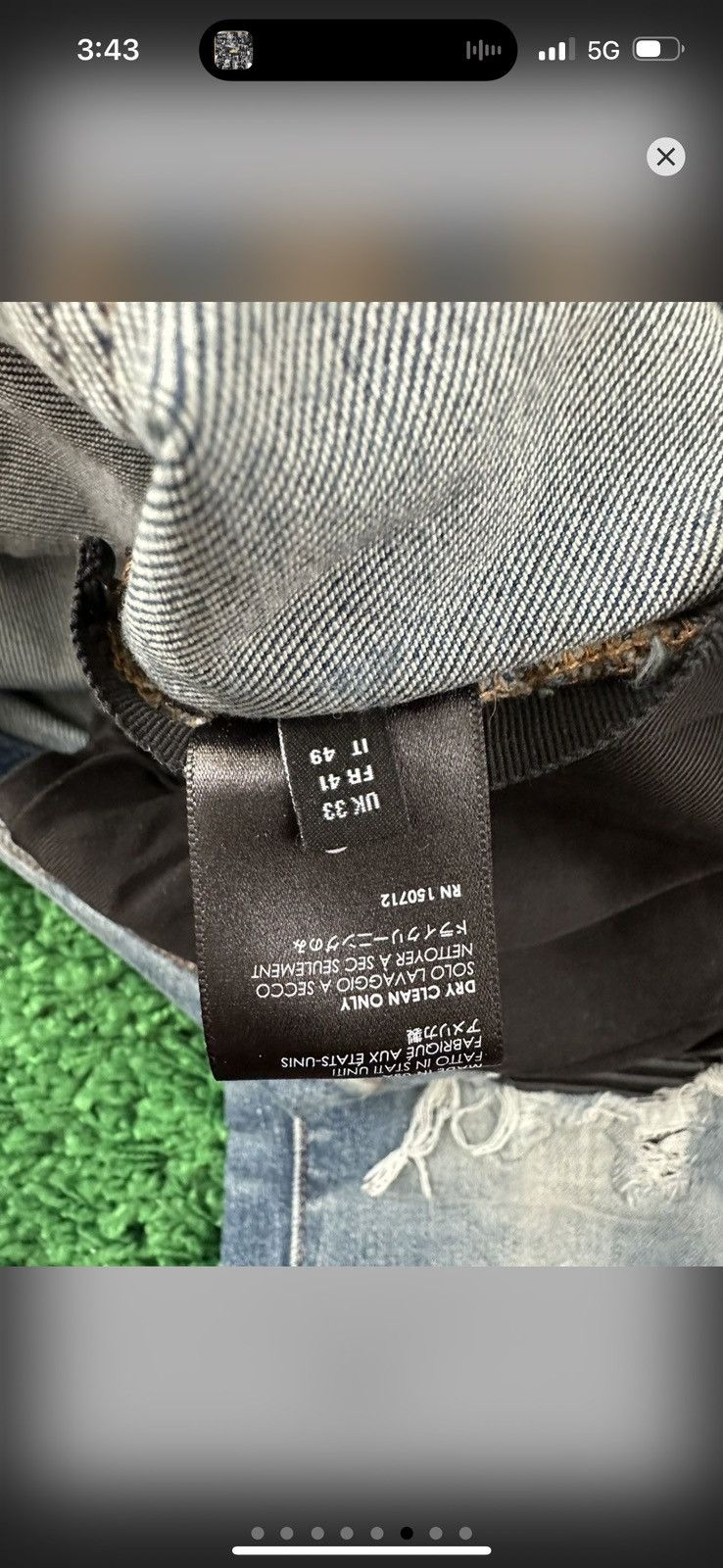 Amiri Amiri Denim Size US 33 - 4 Thumbnail