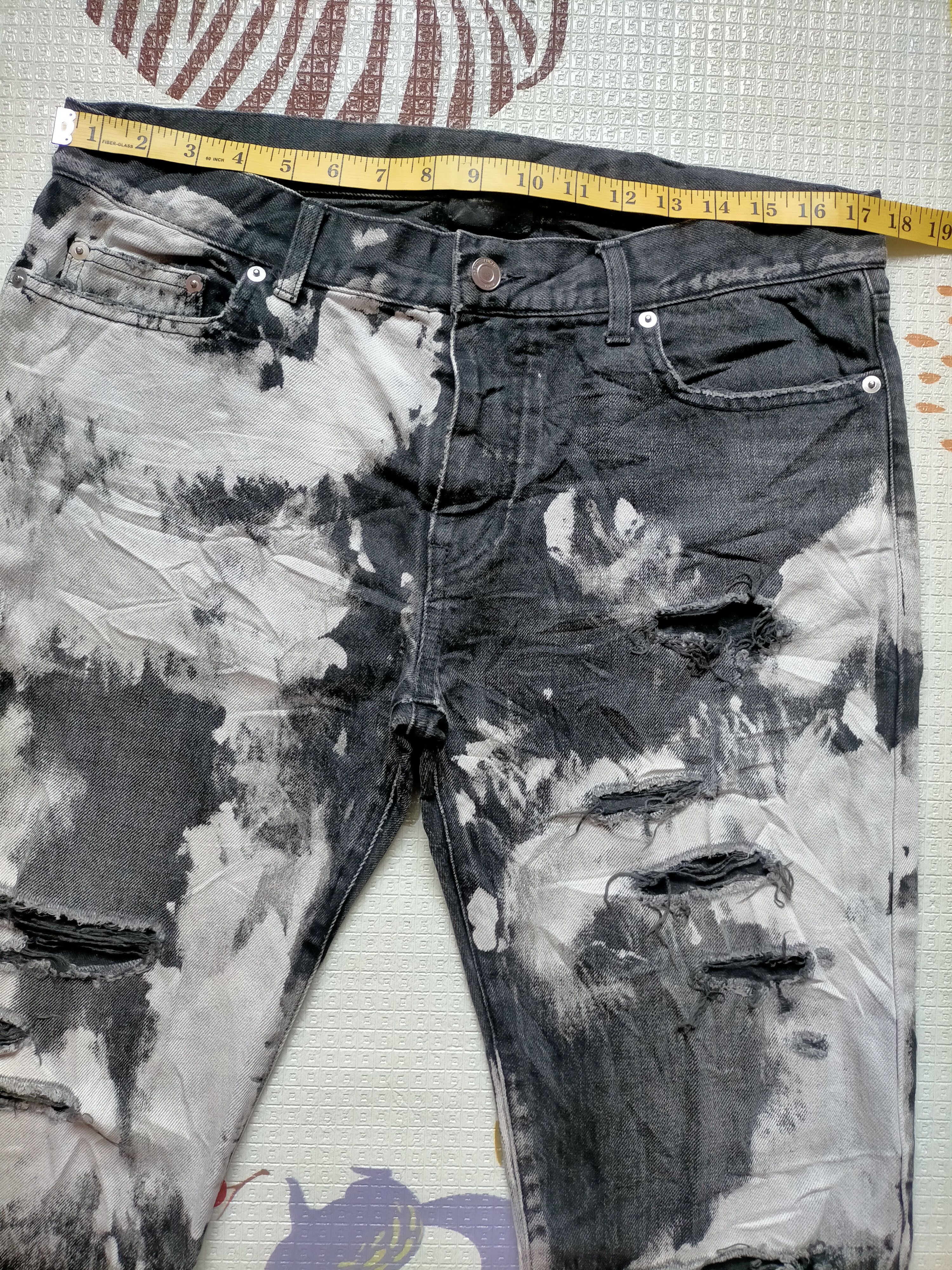 Saint Laurent Paris Saint Laurent Paris D 02 M/SK - LW Destroyed Acid Wash Size US 34 / EU 50 - 23 Thumbnail