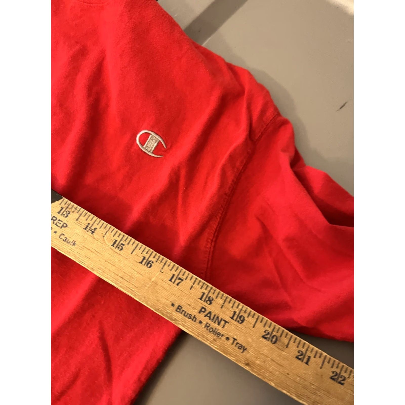 Champion Champion Mens Long Sleeve Pullover Logo T Shirt Medium Red Athleticwear Logo Size US M / EU 48-50 / 2 - 4 Thumbnail