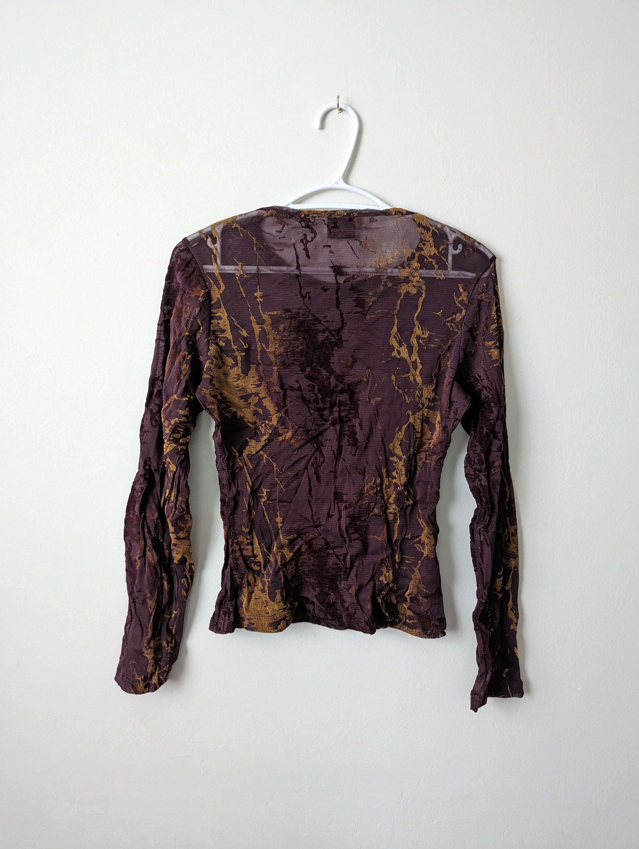 Cop Copine Vintage No Brand Mesh Long Sleeve Top Size S / US 4 / IT 40 - 2 Thumbnail