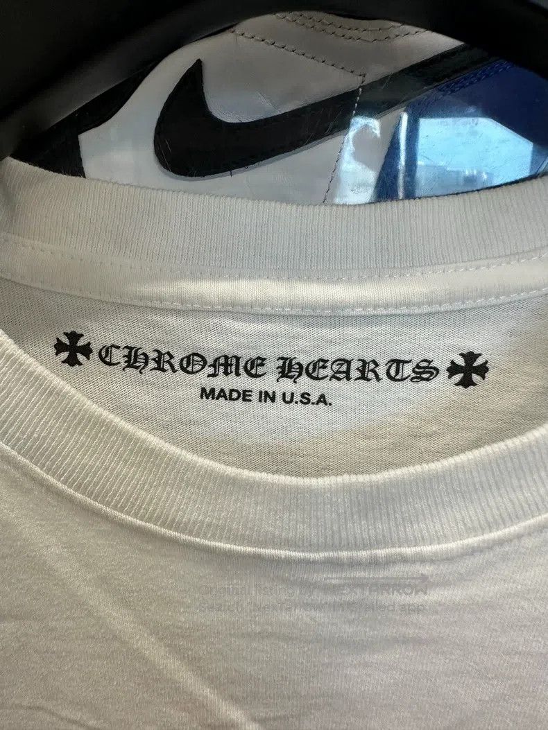 Chrome Hearts CHROME HEARTS Size XL Mattyboy American flag scroll white s Size US XL / EU 56 / 4 - 5 Thumbnail