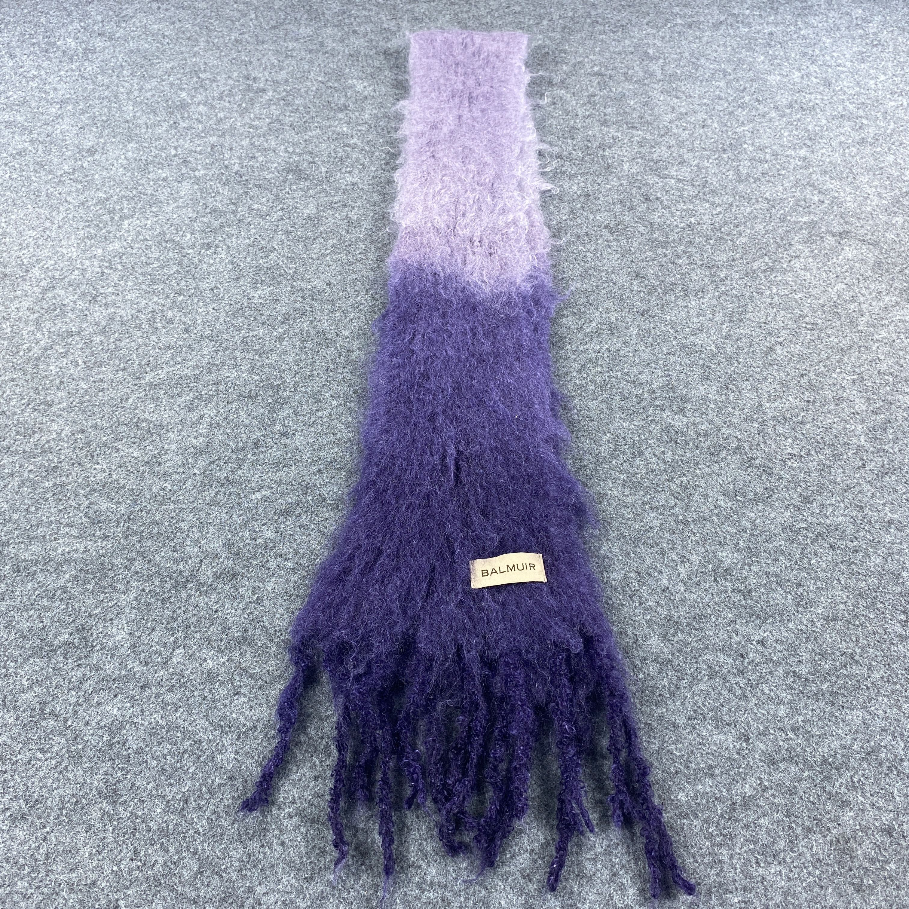 Vintage BALMUIR MOHAIR Scarf # Muffler # Neckwear # D469 Size ONE SIZE - 3 Thumbnail