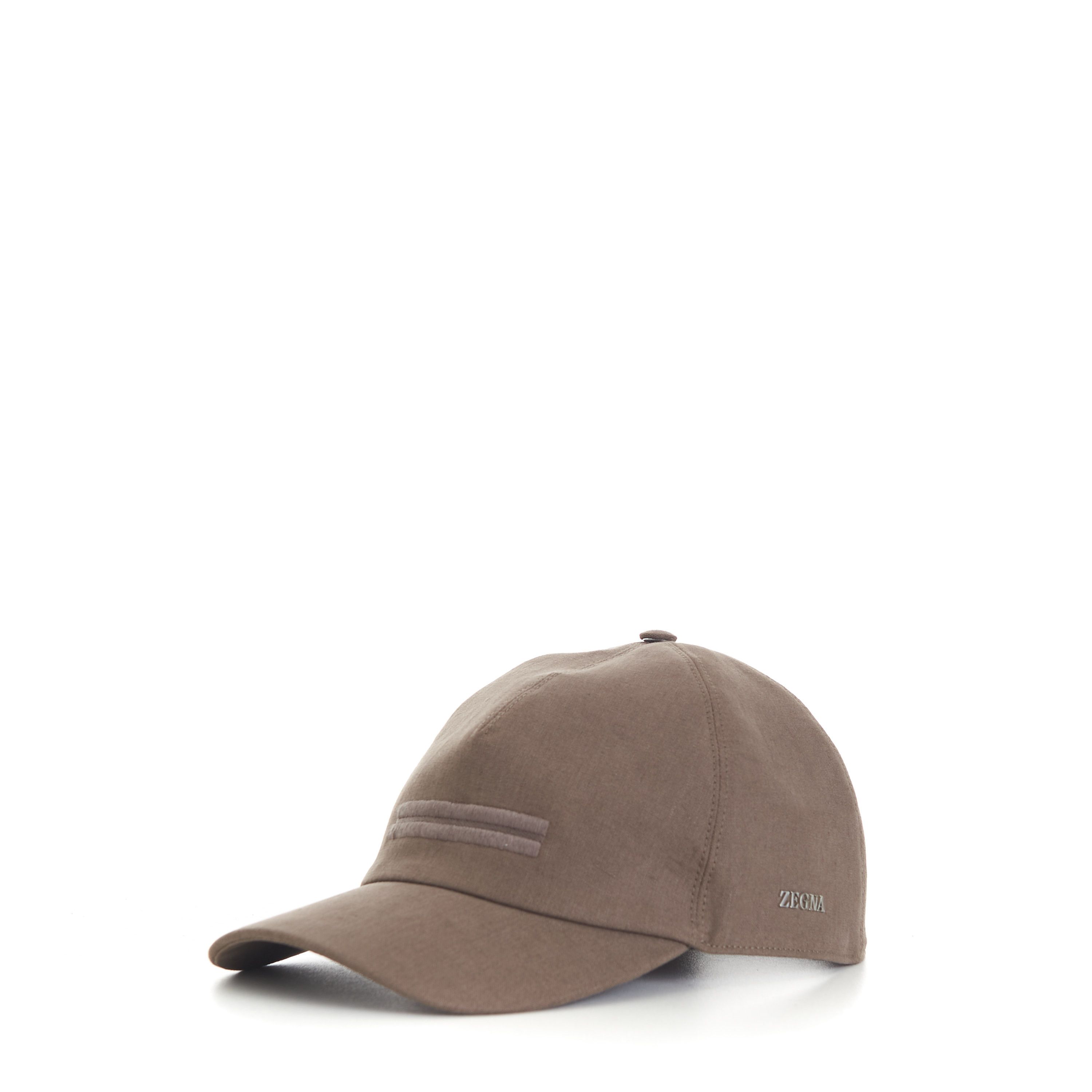 Ermenegildo Zegna Light Brown Oasi Lino Baseball Cap Size XL Size ONE SIZE - 2 Thumbnail