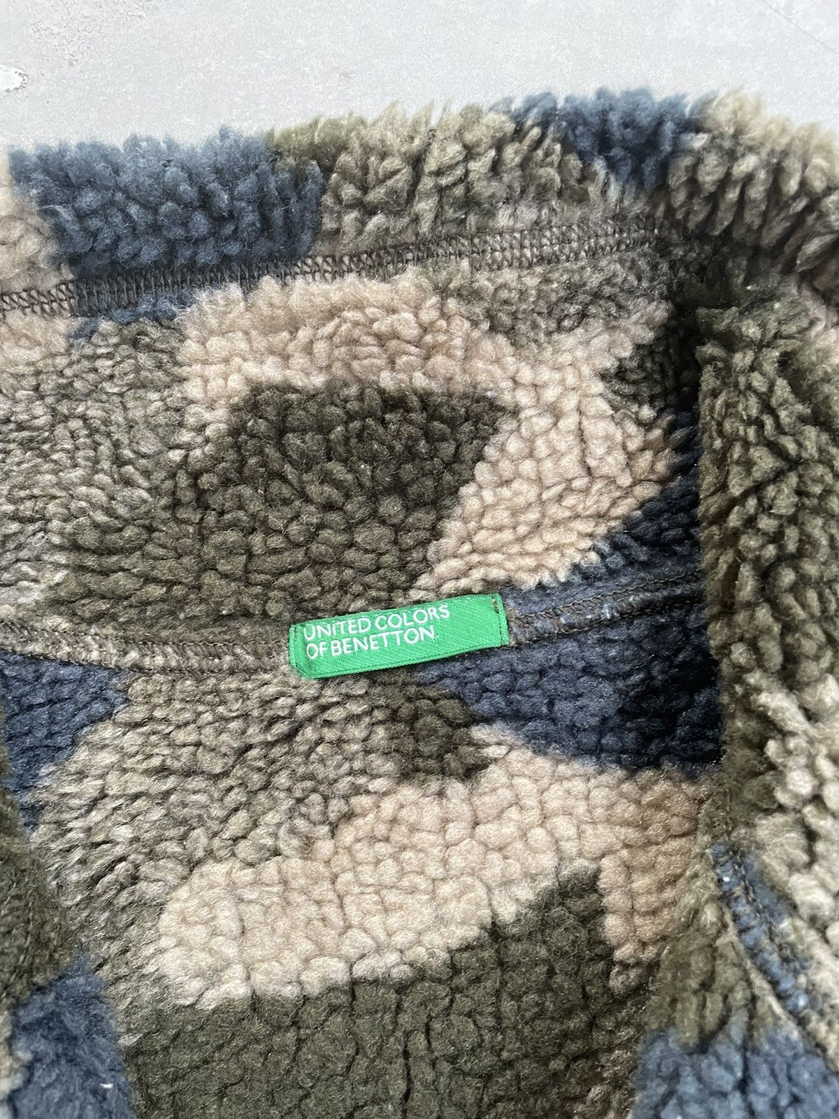 United Colors Of Benetton BENETTON CAMO FLEECE SWEATSHIRT Size US S / EU 44-46 / 1 - 4 Thumbnail