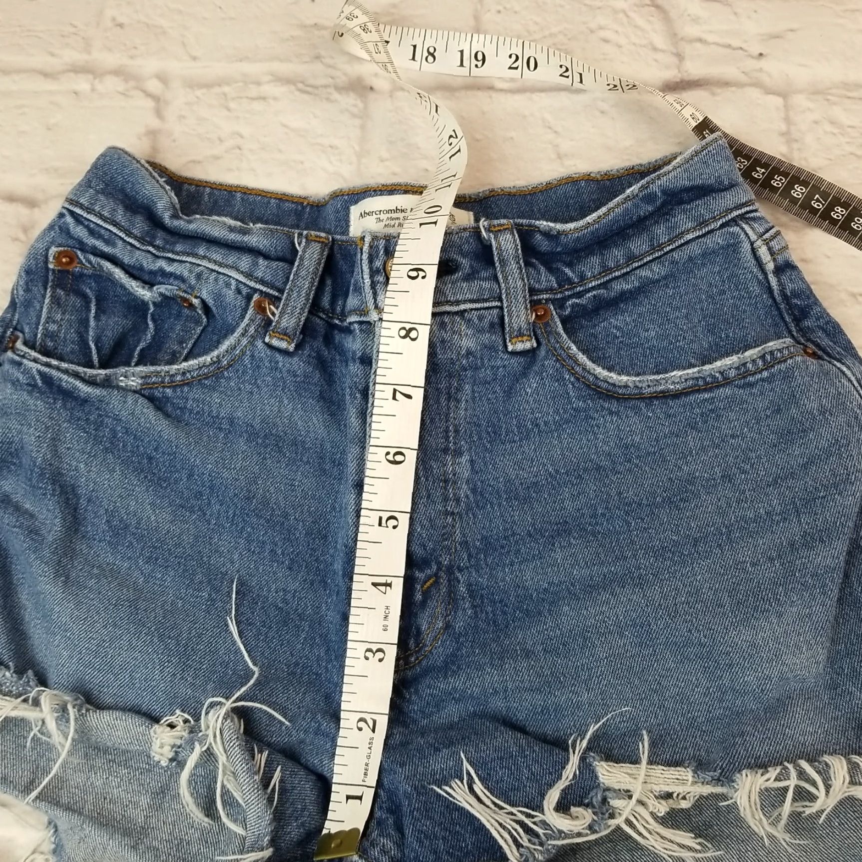 Abercrombie & Fitch VINTAGE Abercrombie & Fitch Women Teens Junior Mom Jean Shorts Cut-off Size 0 Mid Rise Size 25" / US 0 / IT 36 - 7 Thumbnail