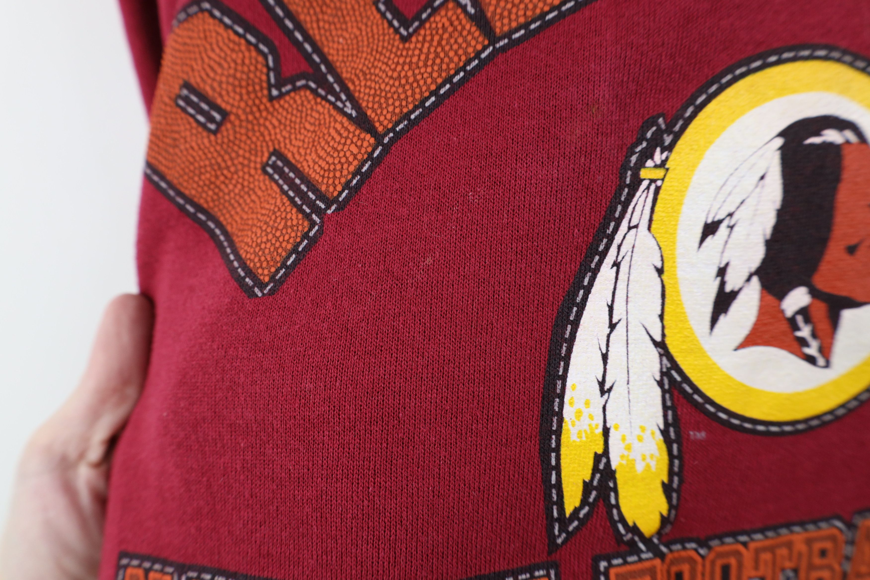 Vintage Vintage 90s Spell Washington Redskins Football Sweatshirt Size US XL / EU 56 / 4 - 5 Thumbnail
