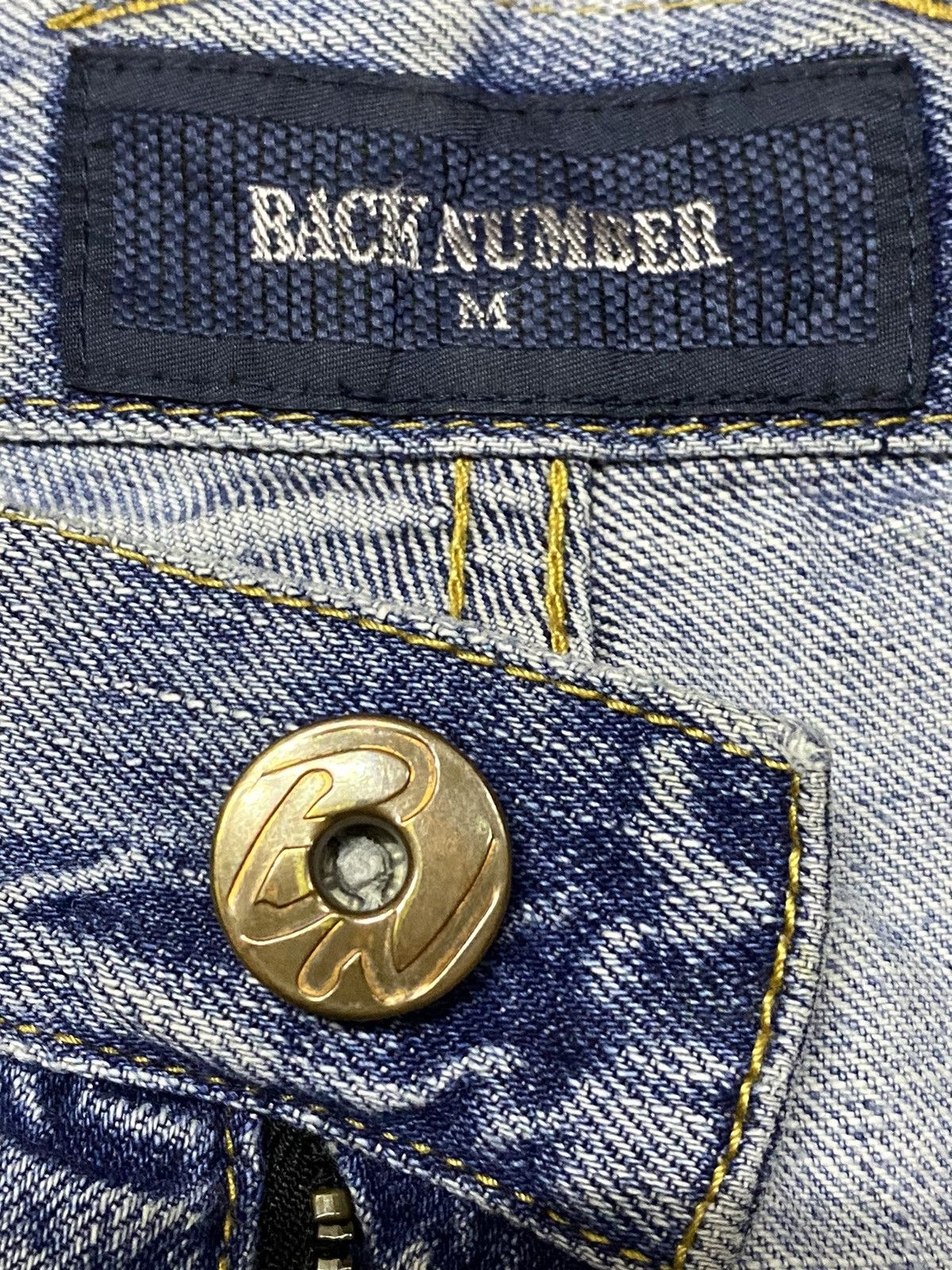 Japanese Brand Vintage Japanese Brands Bondage Punk Style Jorts Jeans Size US 32 / EU 48 - 6 Thumbnail