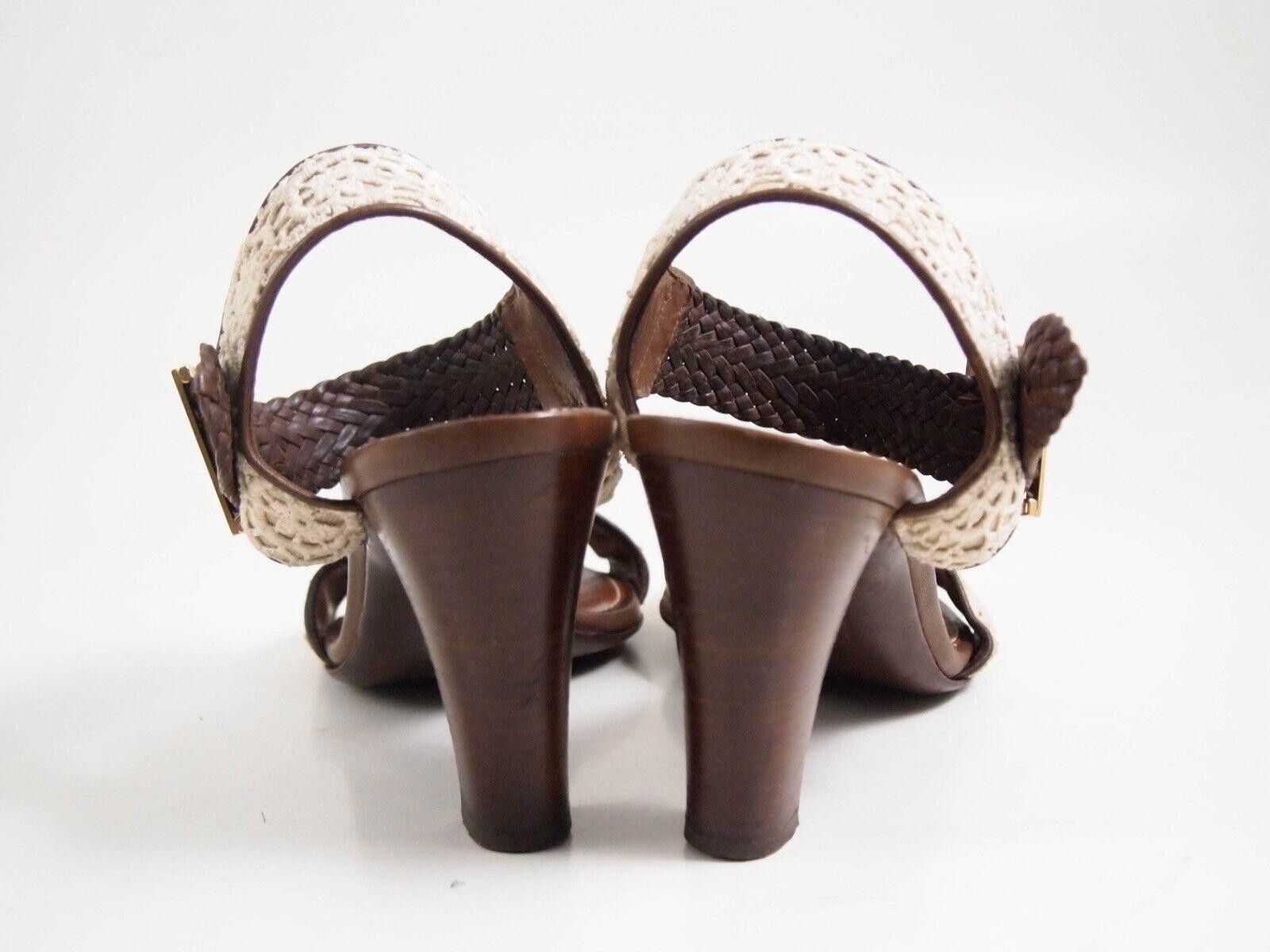 Salvatore Ferragamo Ferragamo Strappy Sandals Brown Leather Lace US 8 EU 38 C Size US 8 / IT 38 - 6 Thumbnail