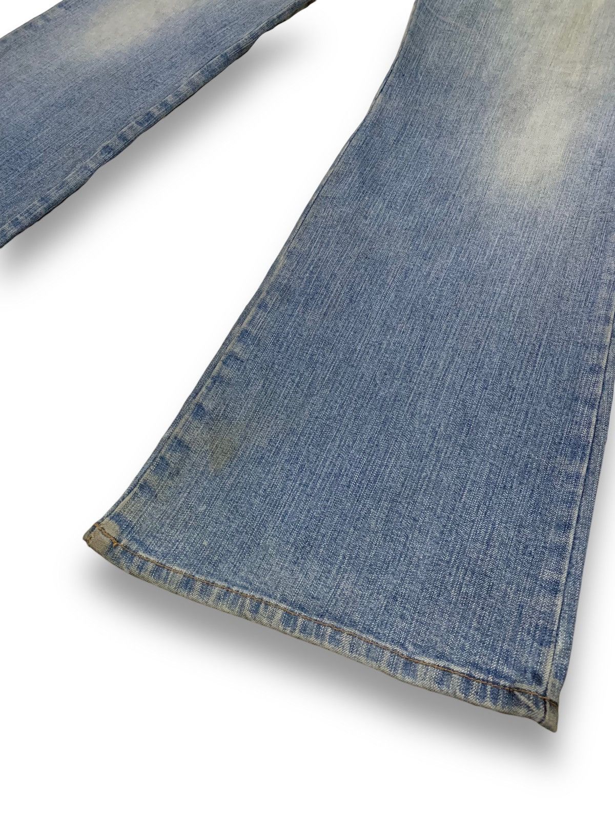 Hysteric Glamour Vintage Japanese Brand Flare Bell Bottom Ripped Cargo Jeans Size US 32 / EU 48 - 13 Thumbnail