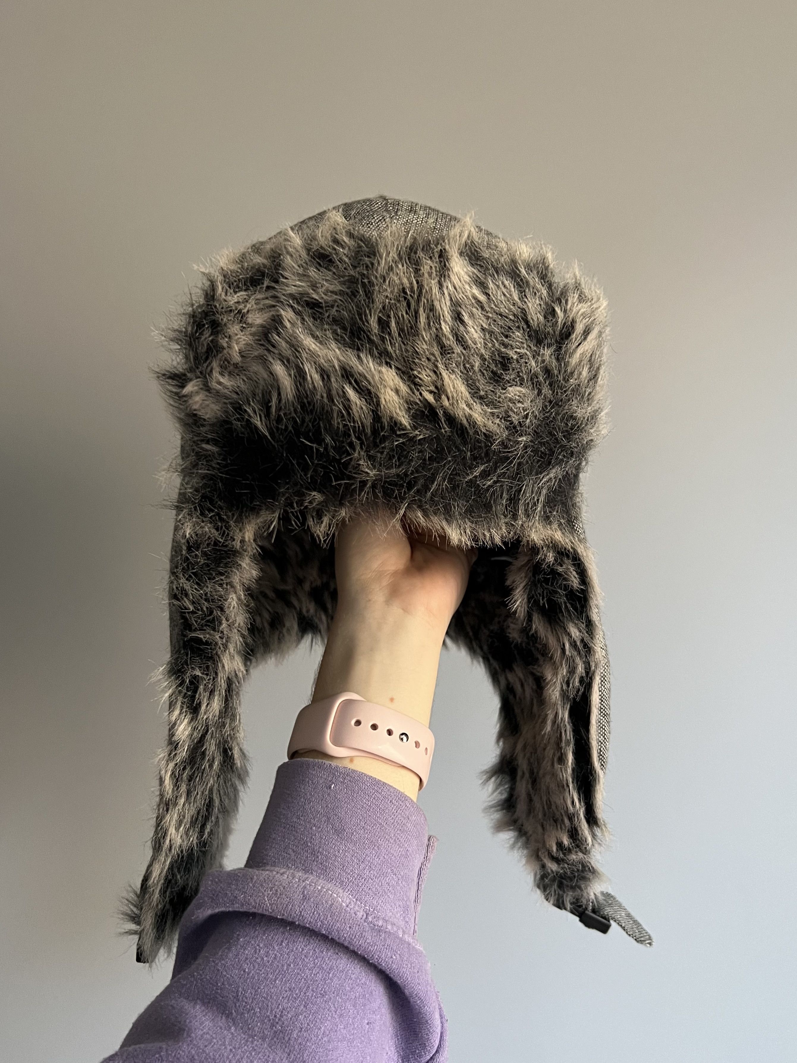 Vintage Vintage Faux Fur Fuzzy Mohair Ushanka Trapper Hat Size ONE SIZE - 3 Thumbnail