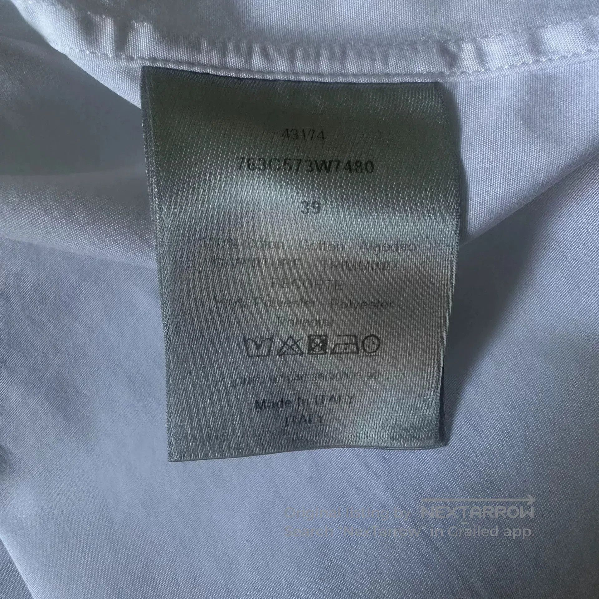 Dior Dior Homme 17SS Tetsu Kamei Rose Skull Shirt. Size US M / EU 48-50 / 2 - 6 Thumbnail