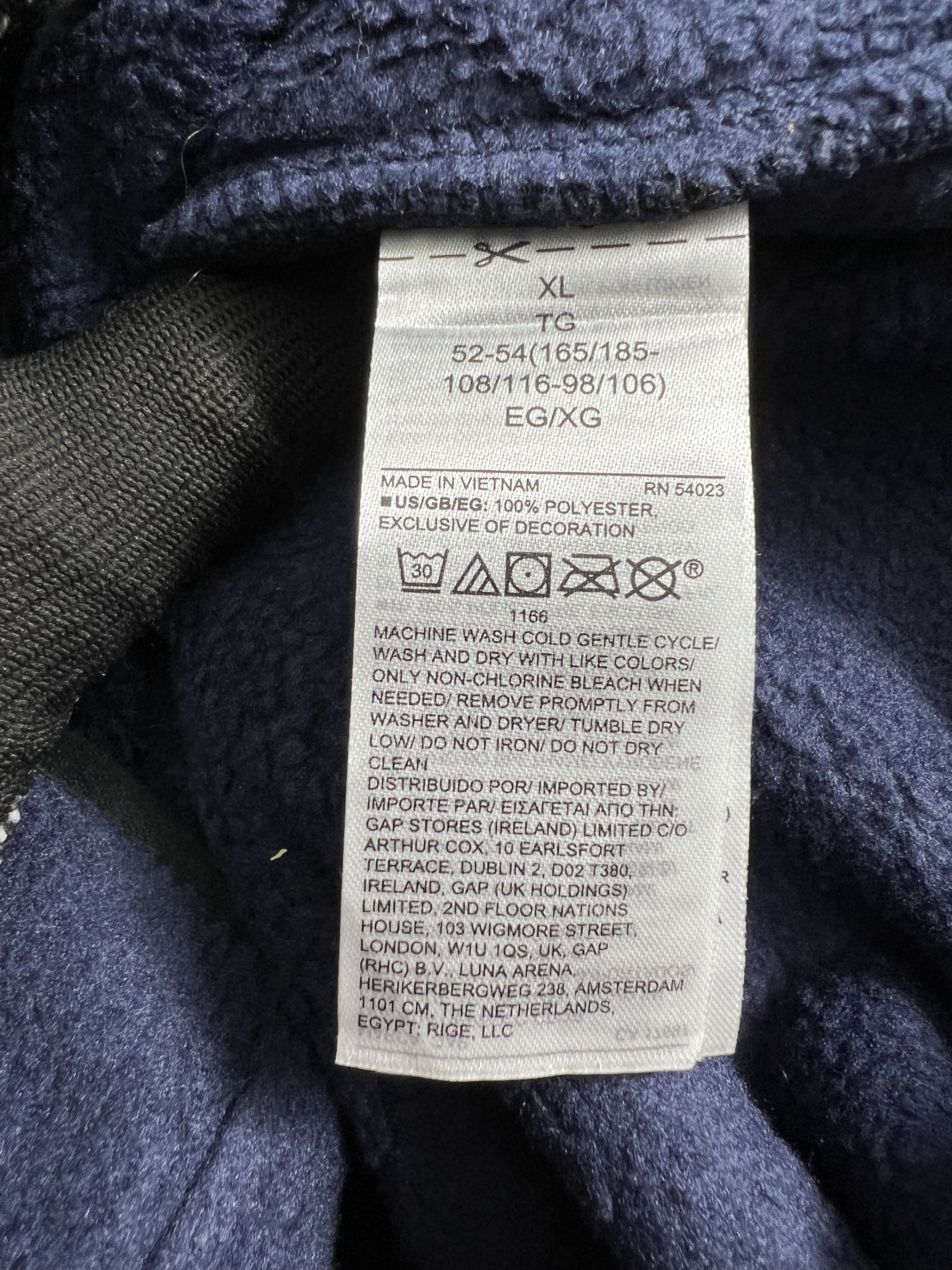 Gap GAP Snap Button Fleece Jacket (XL) JKA363 Size US XL / EU 56 / 4 - 6 Thumbnail