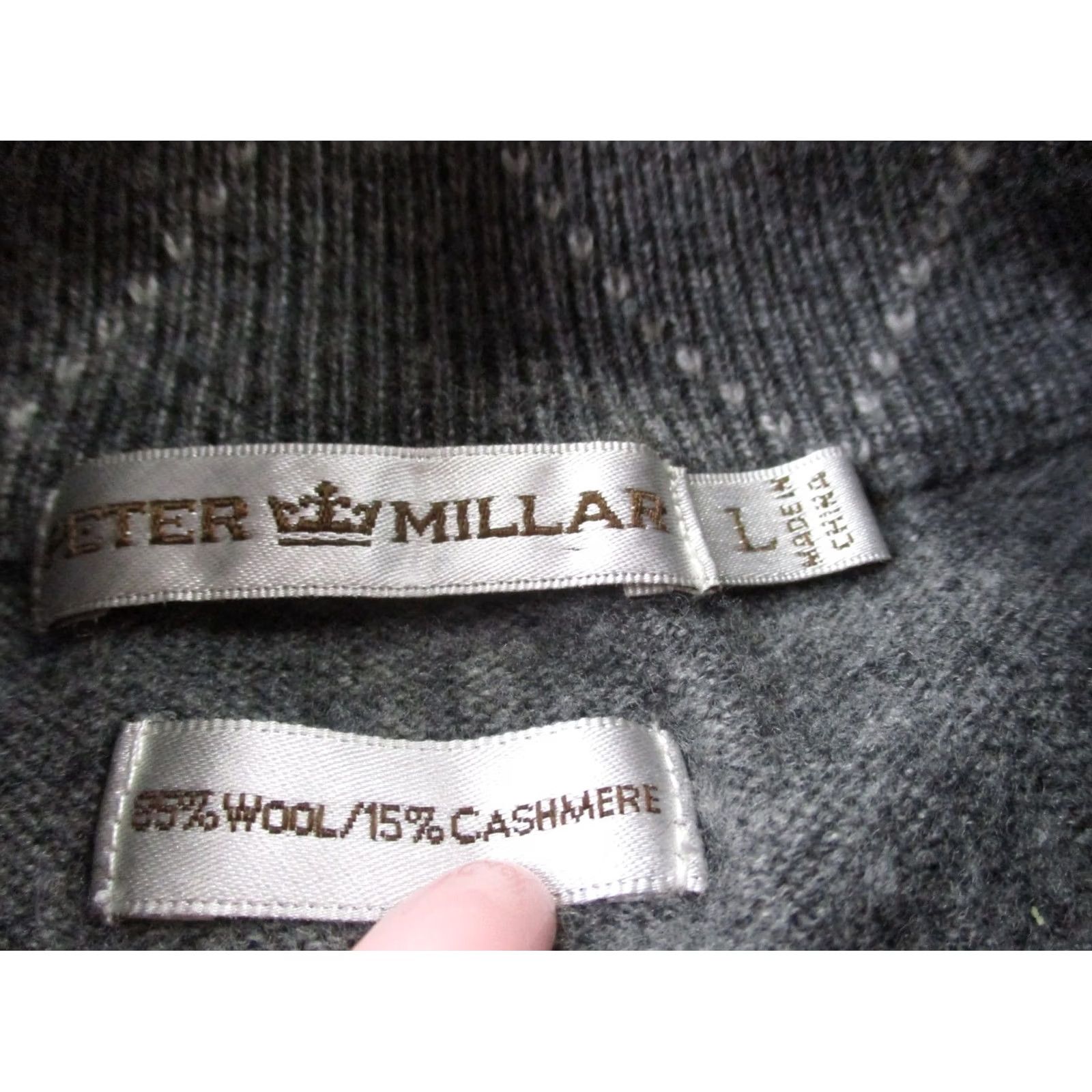 Peter Millar Peter Millar Sweater Men L Wool Cashmere Diamond Pullover Golf Preppy Stretch Size US L / EU 52-54 / 3 - 6 Thumbnail