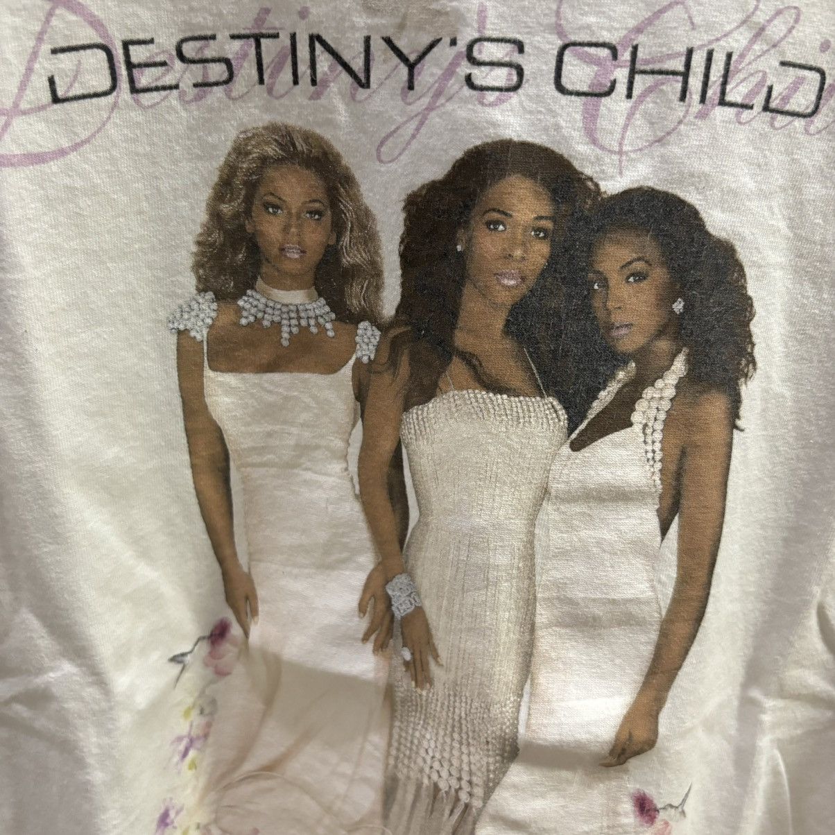 Band Tees × Vintage Vintage Destiny’s Child Shirt Love Beyonce R&B Size US M / EU 48-50 / 2 - 3 Thumbnail