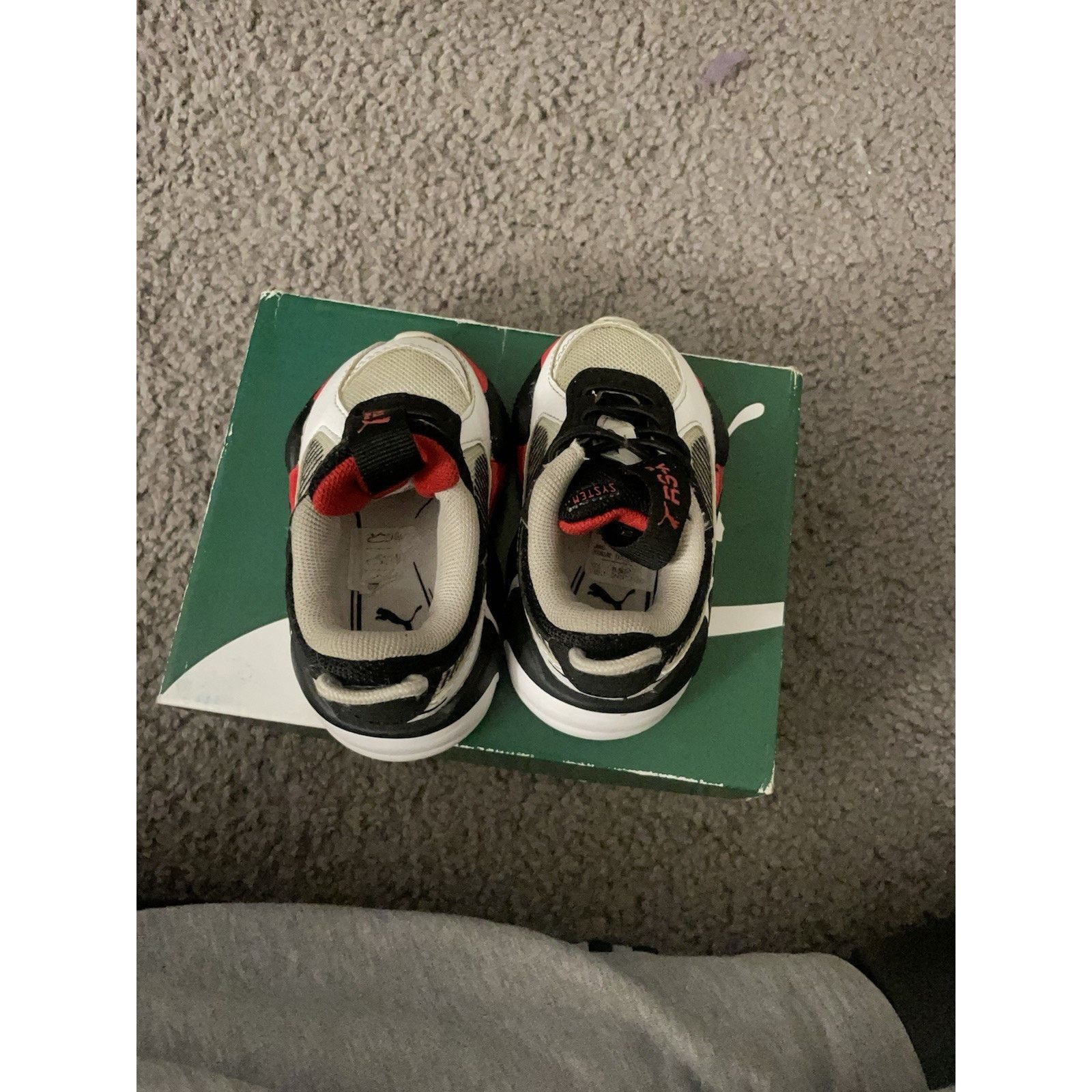 Puma Size 4c-Puma RS-X Running System Toddler Sneakers White Size US 5 / EU 37 - 4 Thumbnail