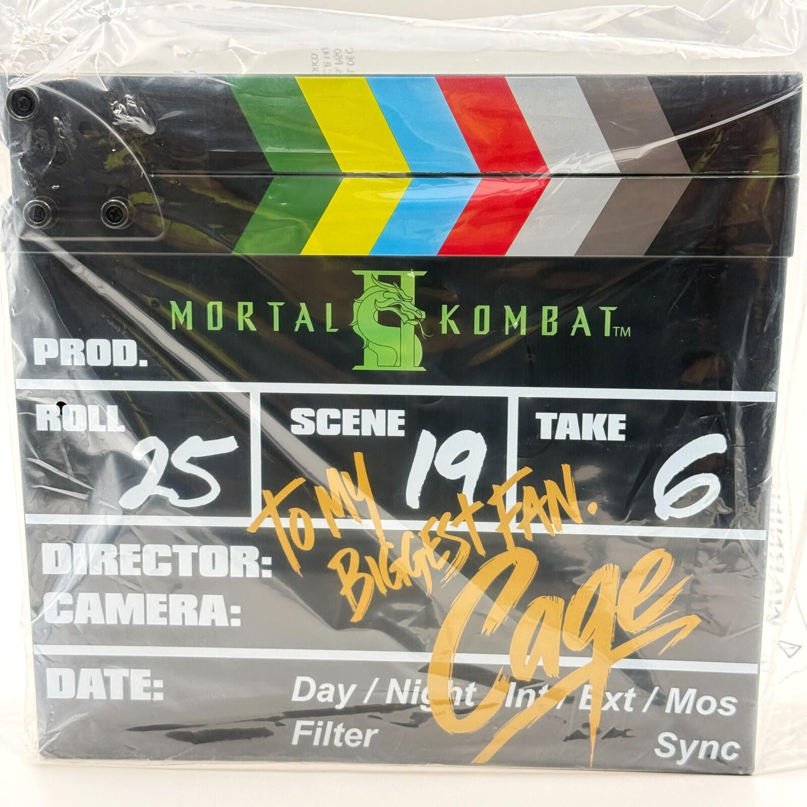 Other Mortal Kombat 2 Cage Clapboard Popcorn Bucket Cinemark Ed. Size ONE SIZE - 3 Thumbnail