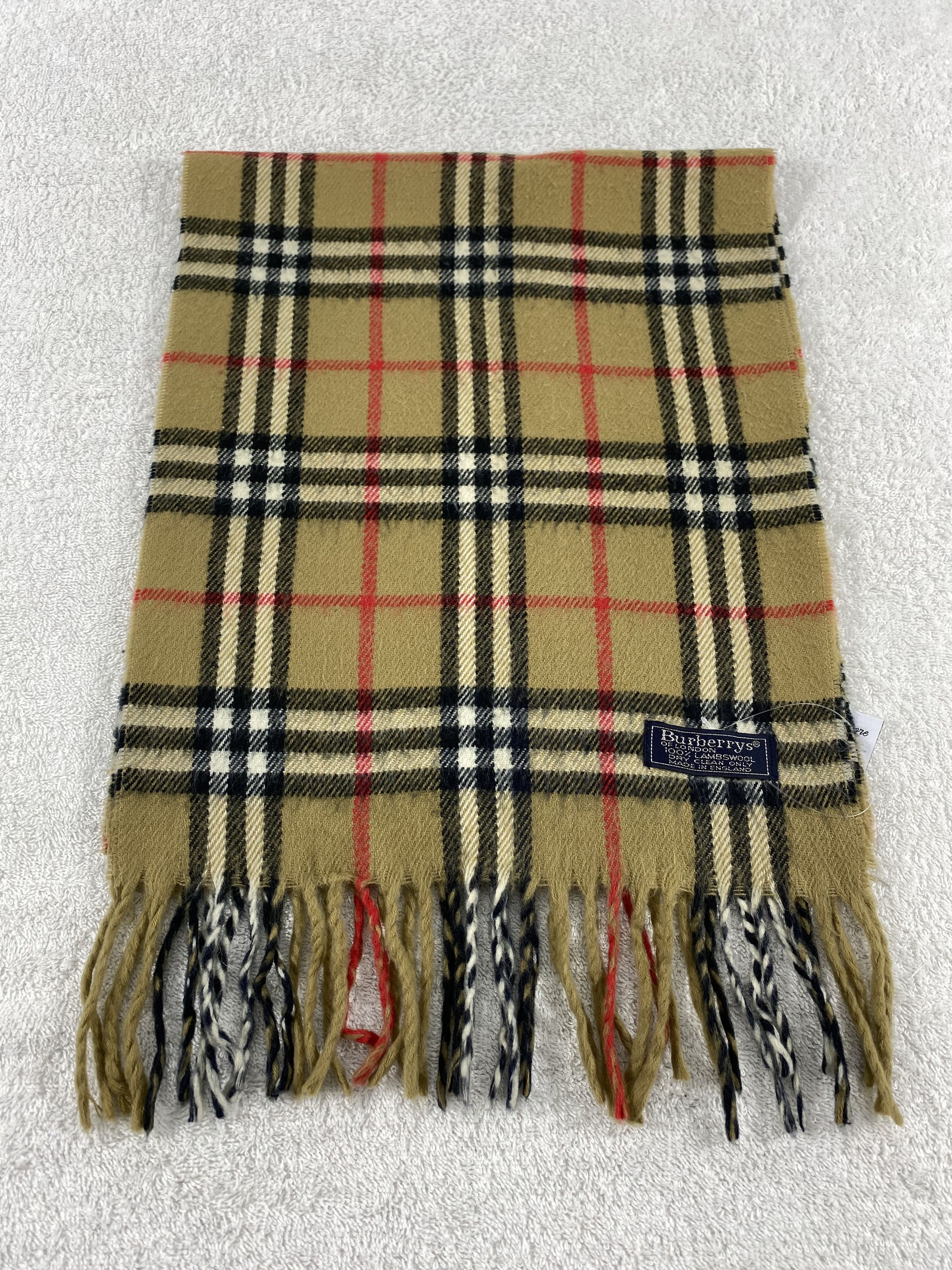Burberry Vintage Burberry Scarf/Muffler/Neckwear MF636 Size ONE SIZE - 2 Thumbnail