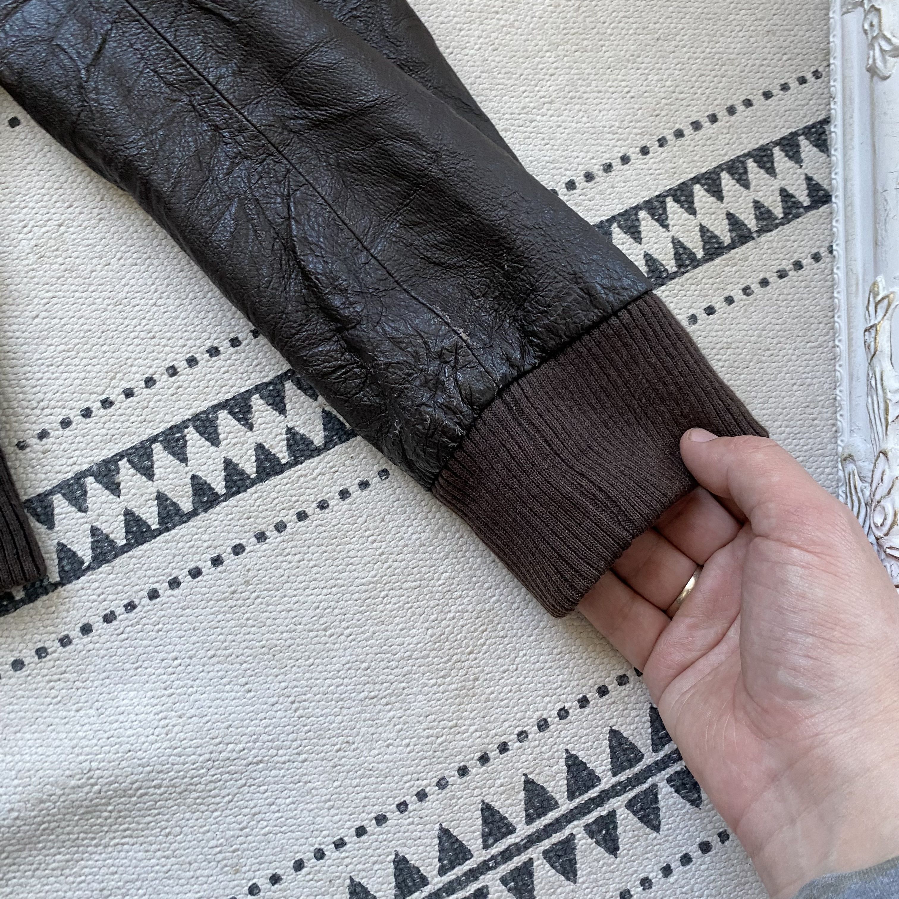 If Six Was Nine Vintage Hooded Leather Jacket Y2K Brown Biker Style Opium Size US M / EU 48-50 / 2 - 10 Thumbnail