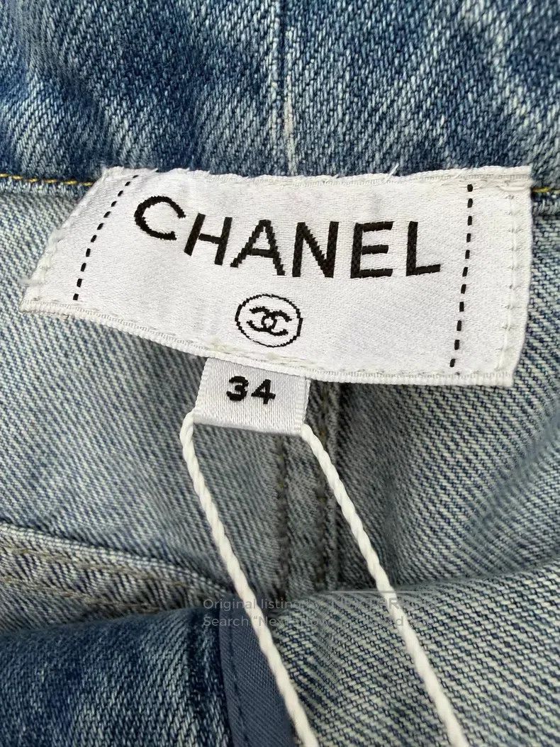 Chanel Chanel Dakar show stud beaded sequin jeans Size 42" / US 20 - 4 Thumbnail