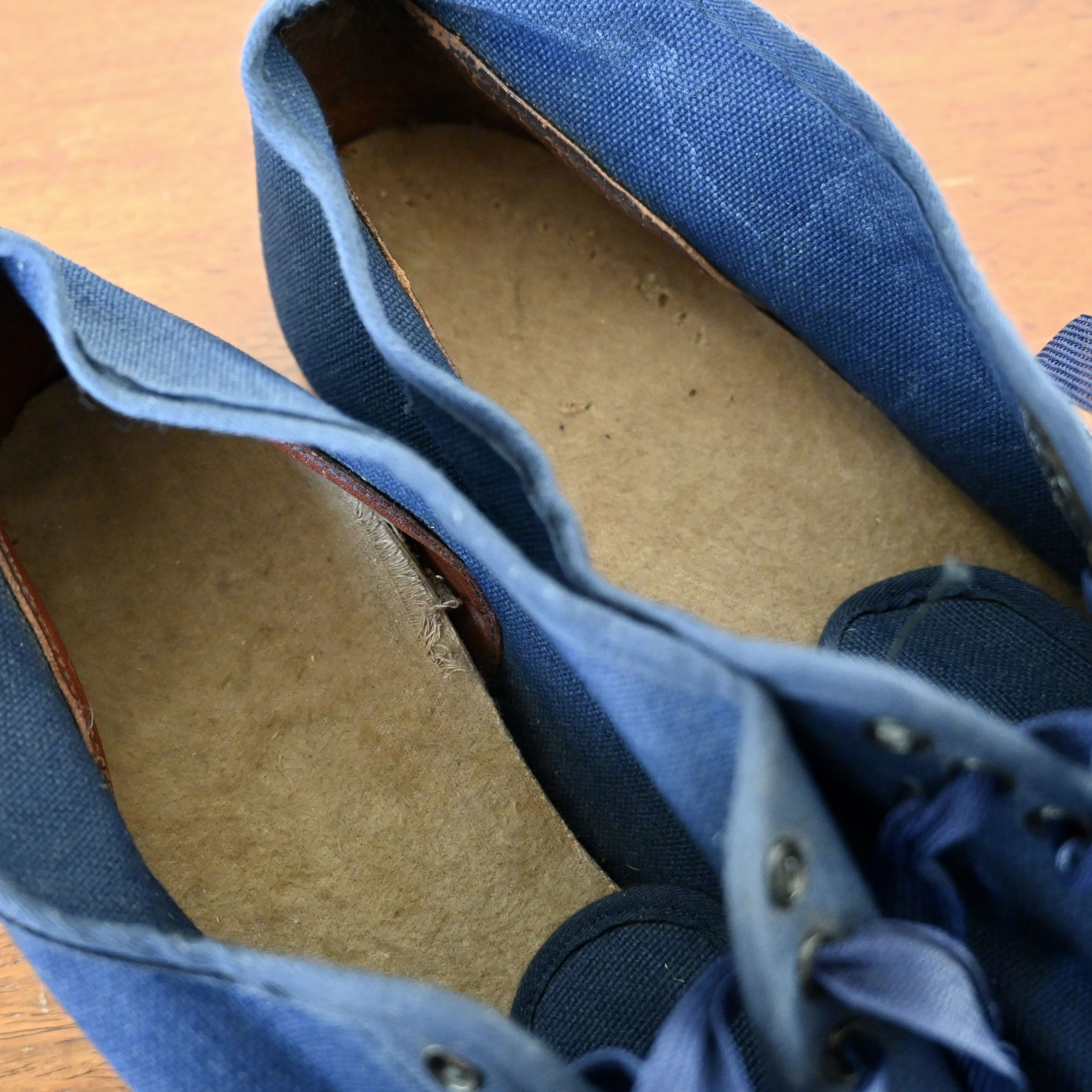 Vintage DEADSTOCK, 1920s-30s Swedish Military "gym trainer", 43 Size US 9.5 / EU 42-43 - 10 Thumbnail