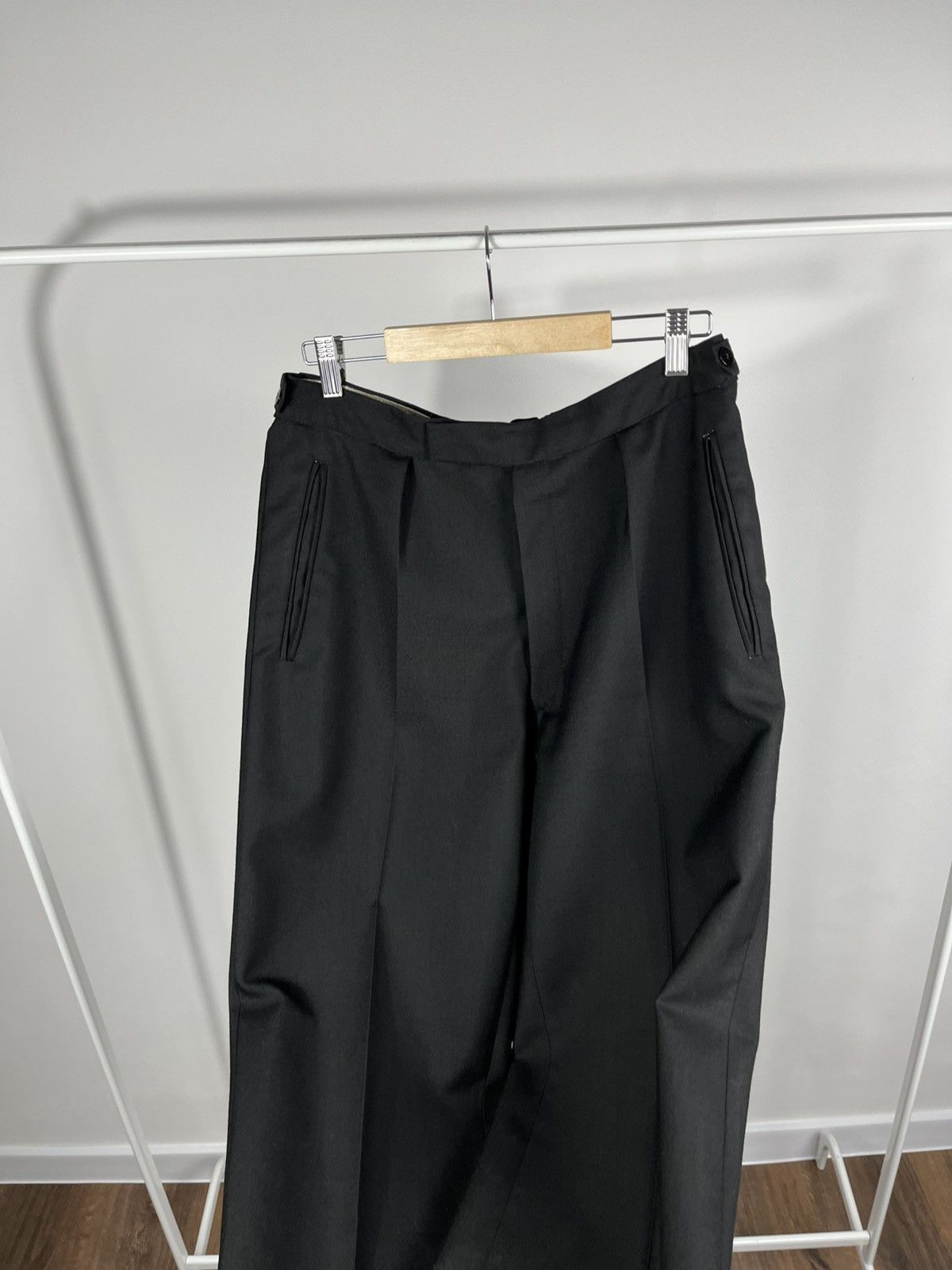 Other Vintage Black Tailored Pants Classic High Waist Trousers Size US 30 / EU 46 - 11 Thumbnail