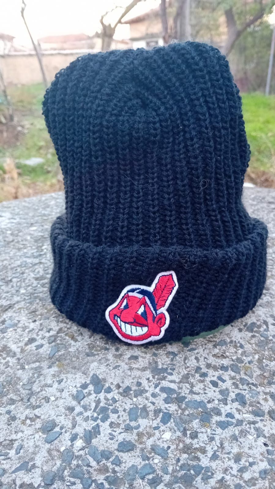 Vintage clivland indians Vintage beanie Rossmor Ind Made in USA Size ONE SIZE - 1 Thumbnail
