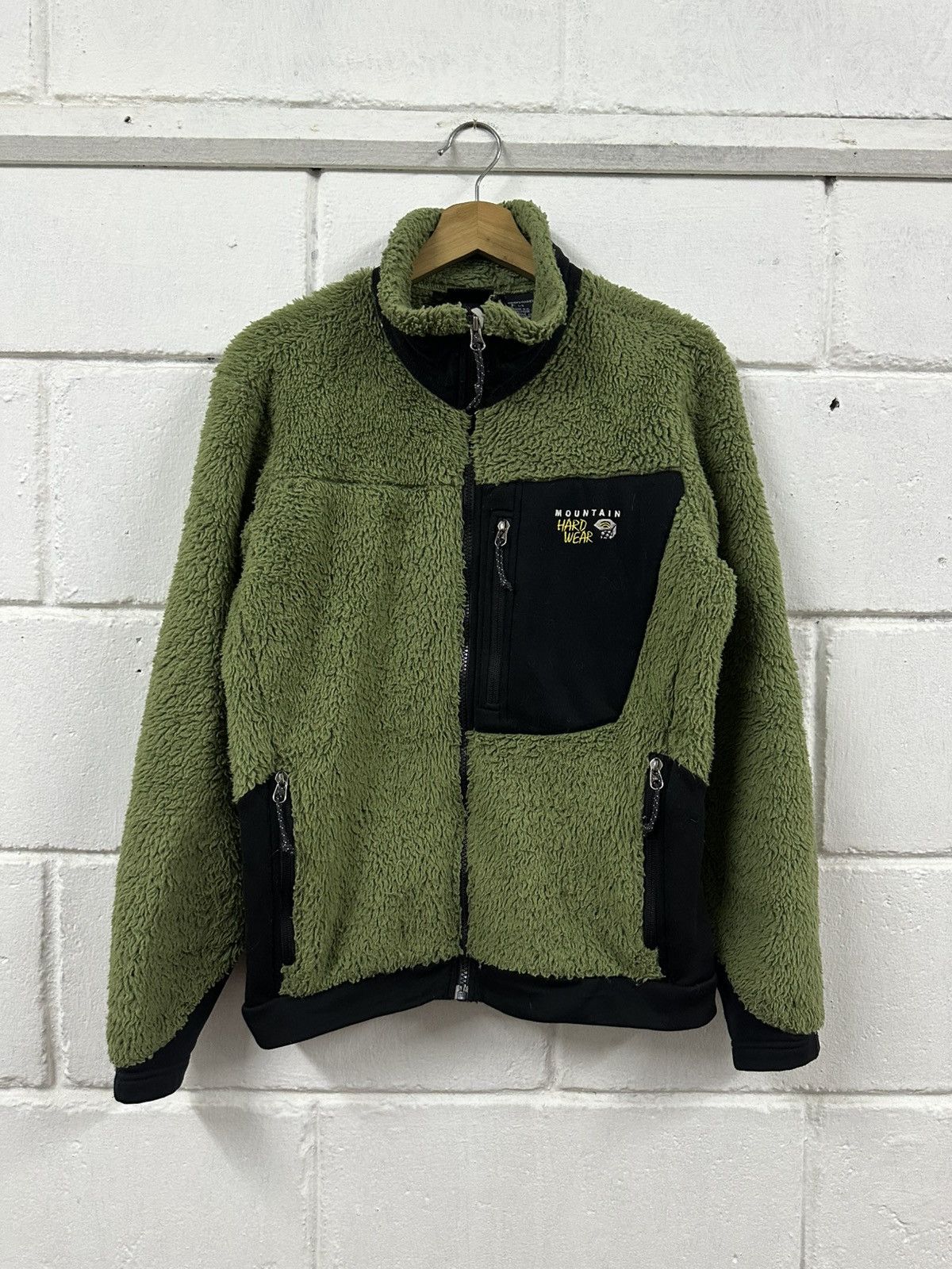 Mountain Hardwear Mountain Hardwear Green Deep-Pile Fleece Zip Jacket Size US S / EU 44-46 / 1 - 1 Thumbnail