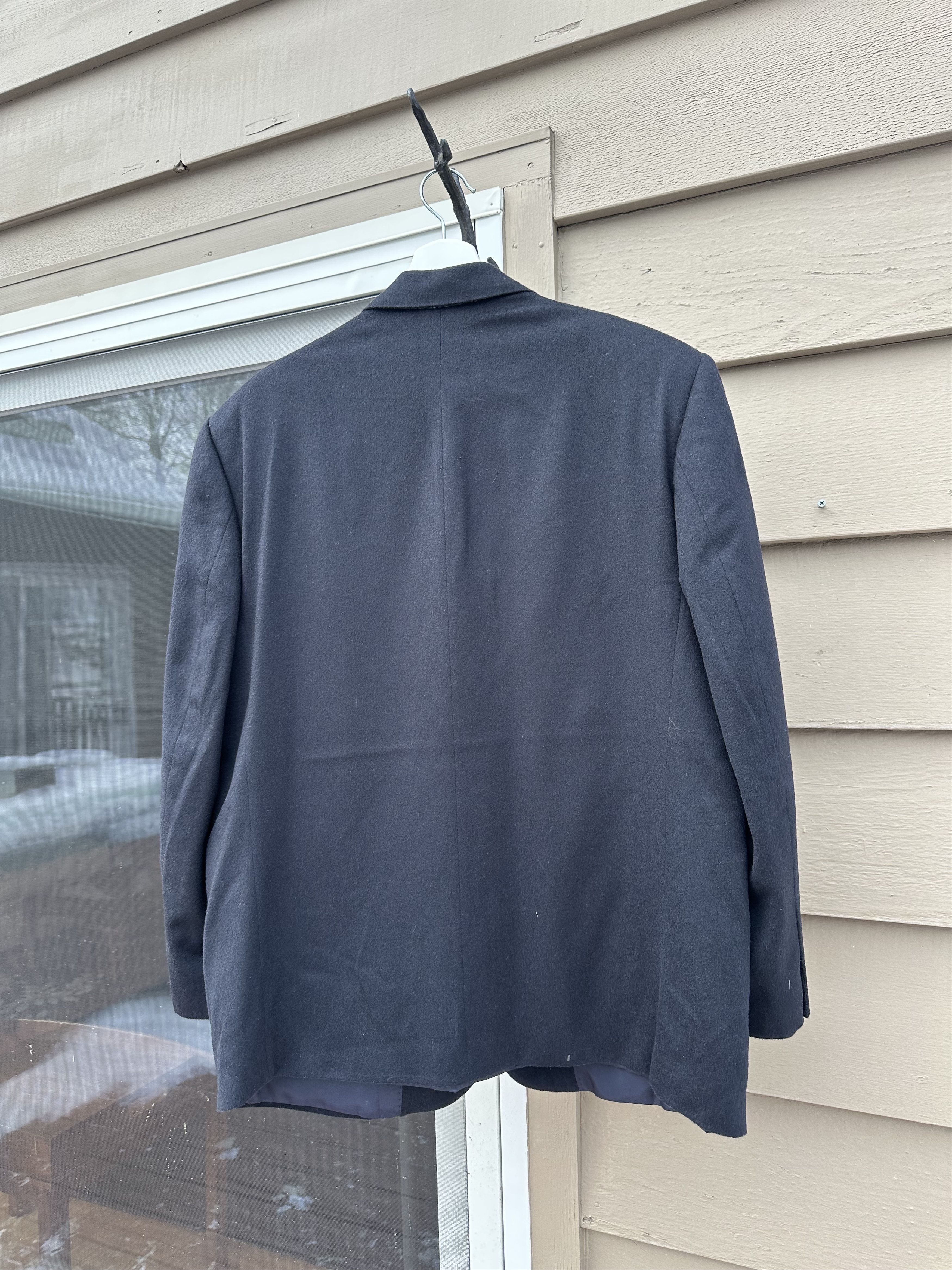 Vintage Vintage Luxury Men’s Blazer Louis Dell'Olio Cashmere Size 50S - 10 Thumbnail