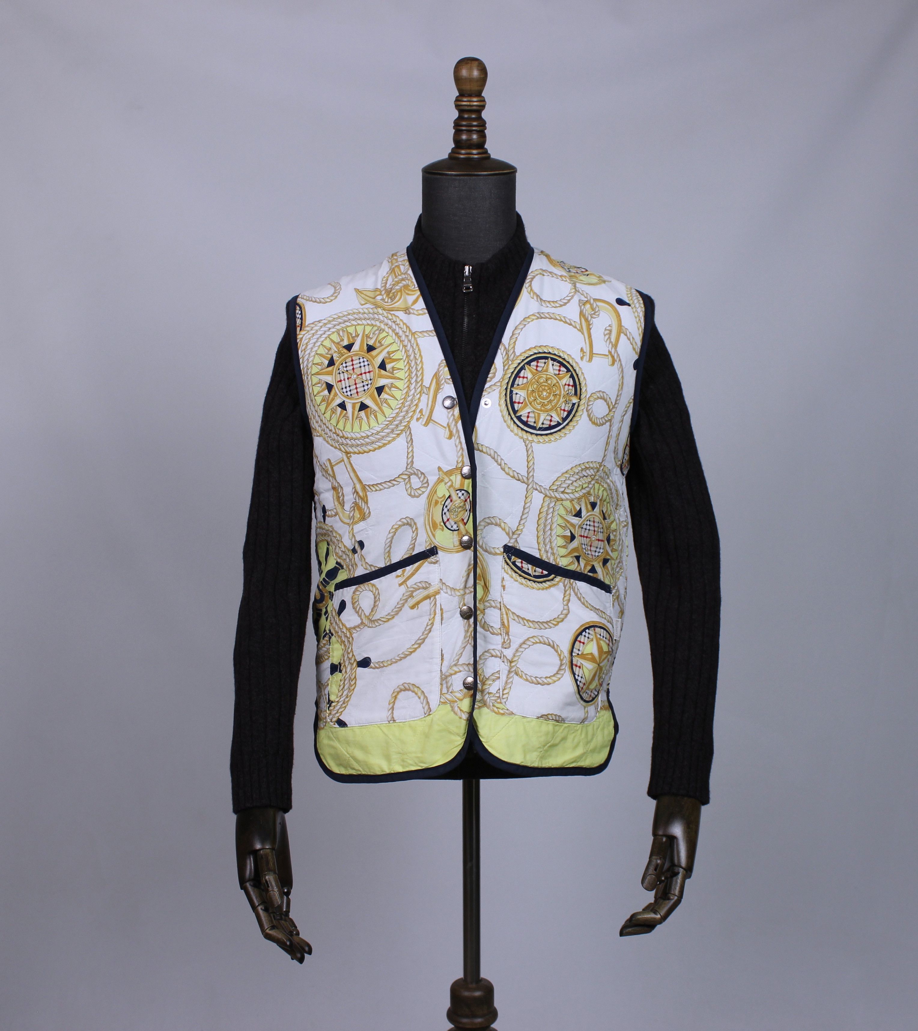 image of Burberry Vintage Vest Gilet Nova M Monogram, Men's (Size Large)
