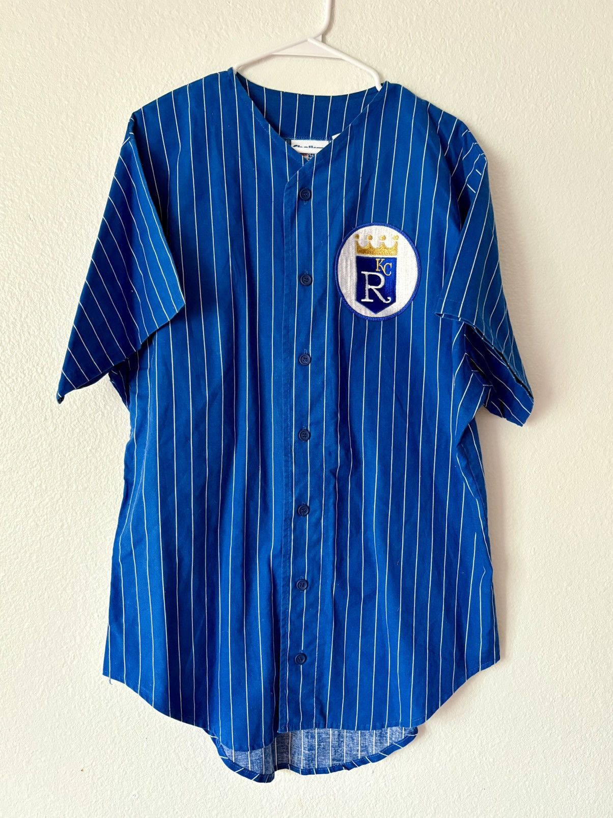 Chalk Line VTG 1980s Chalk Line Kansas City Royals Blue Pinstripe xl Size US XL / EU 56 / 4 - 12 Thumbnail
