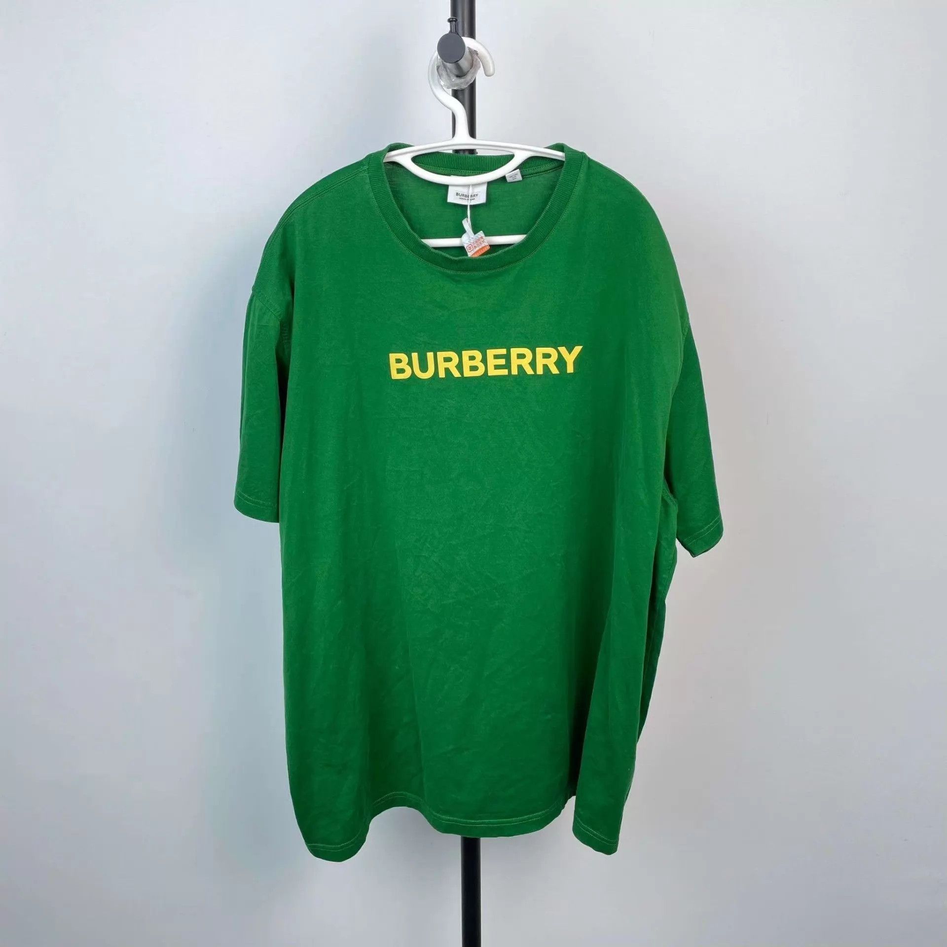 Burberry Burberry short sleeve green XXL embroidered logo Size US XXL / EU 58 / 5 - 1 Thumbnail