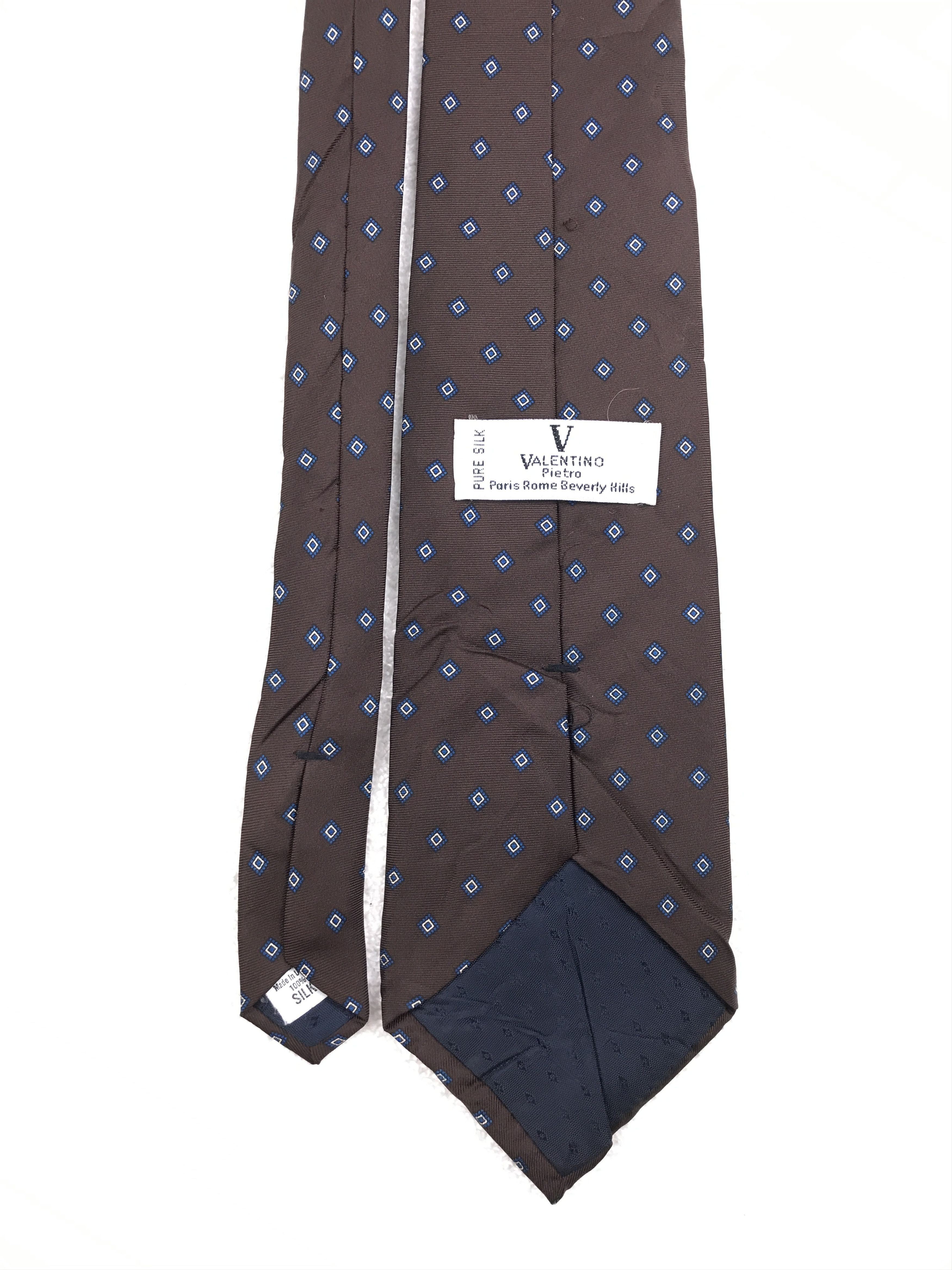 Vintage Vintage Valentino Pietro Silk Necktie Size ONE SIZE - 4 Thumbnail