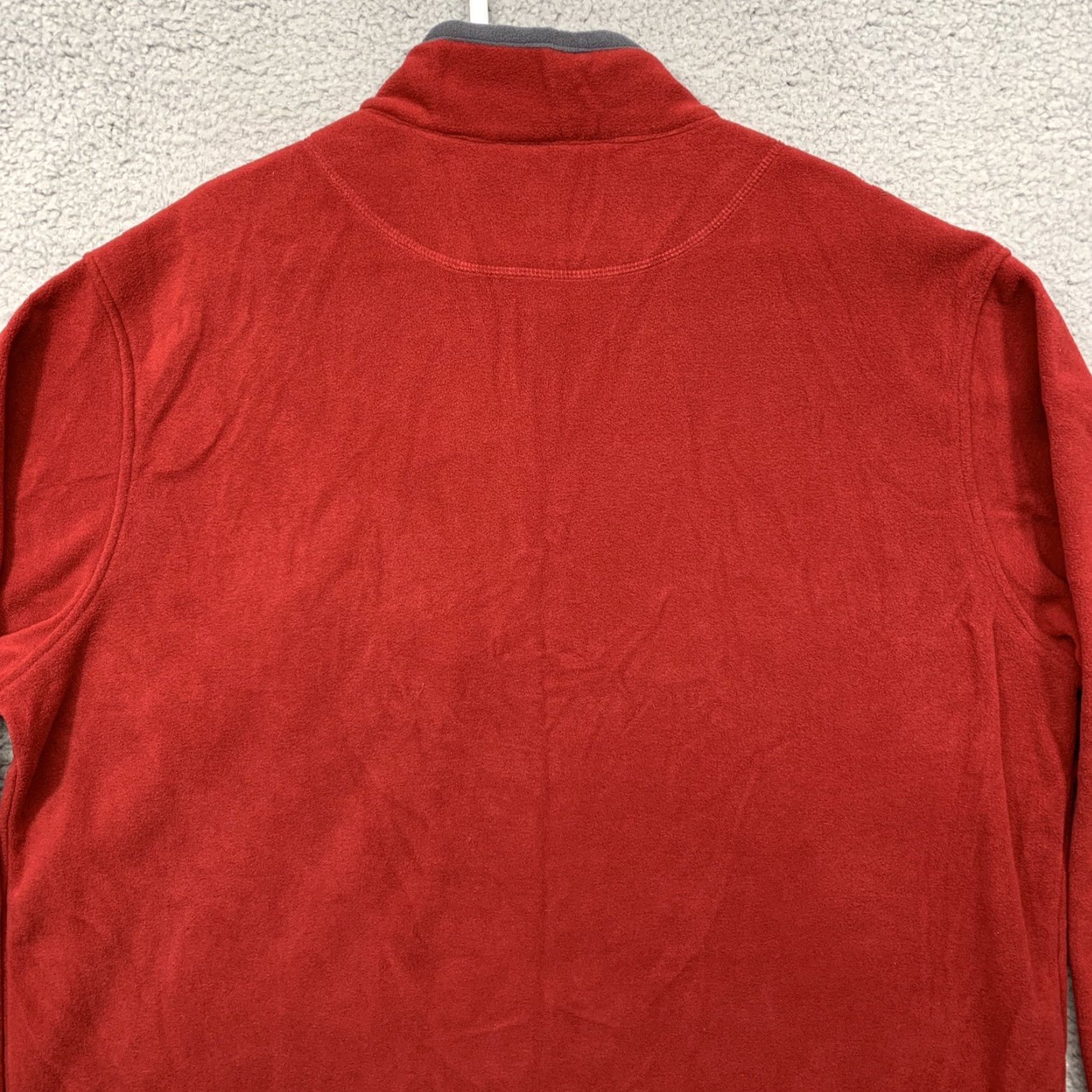 Free Country Grays Sweatshirt Men’s Size XXLG 1/4 Zip Red Gray Front Pocket LOGO 2XL Free Country Size US XXL / EU 58 / 5 - 5 Thumbnail