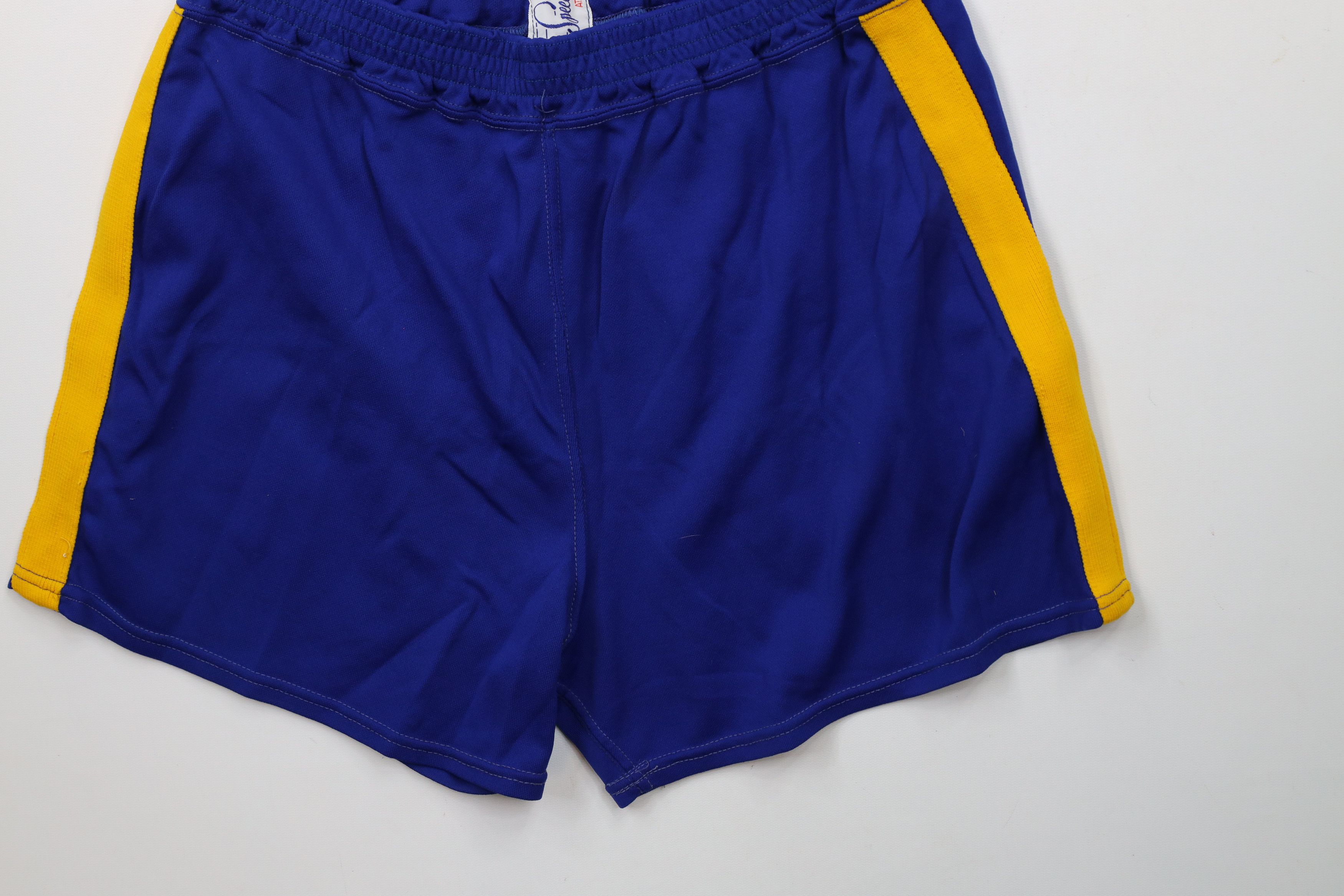 Vintage Vintage 50s 60s Block Above Knee Gym Basketball Shorts USA Size US 38 / EU 54 - 4 Thumbnail