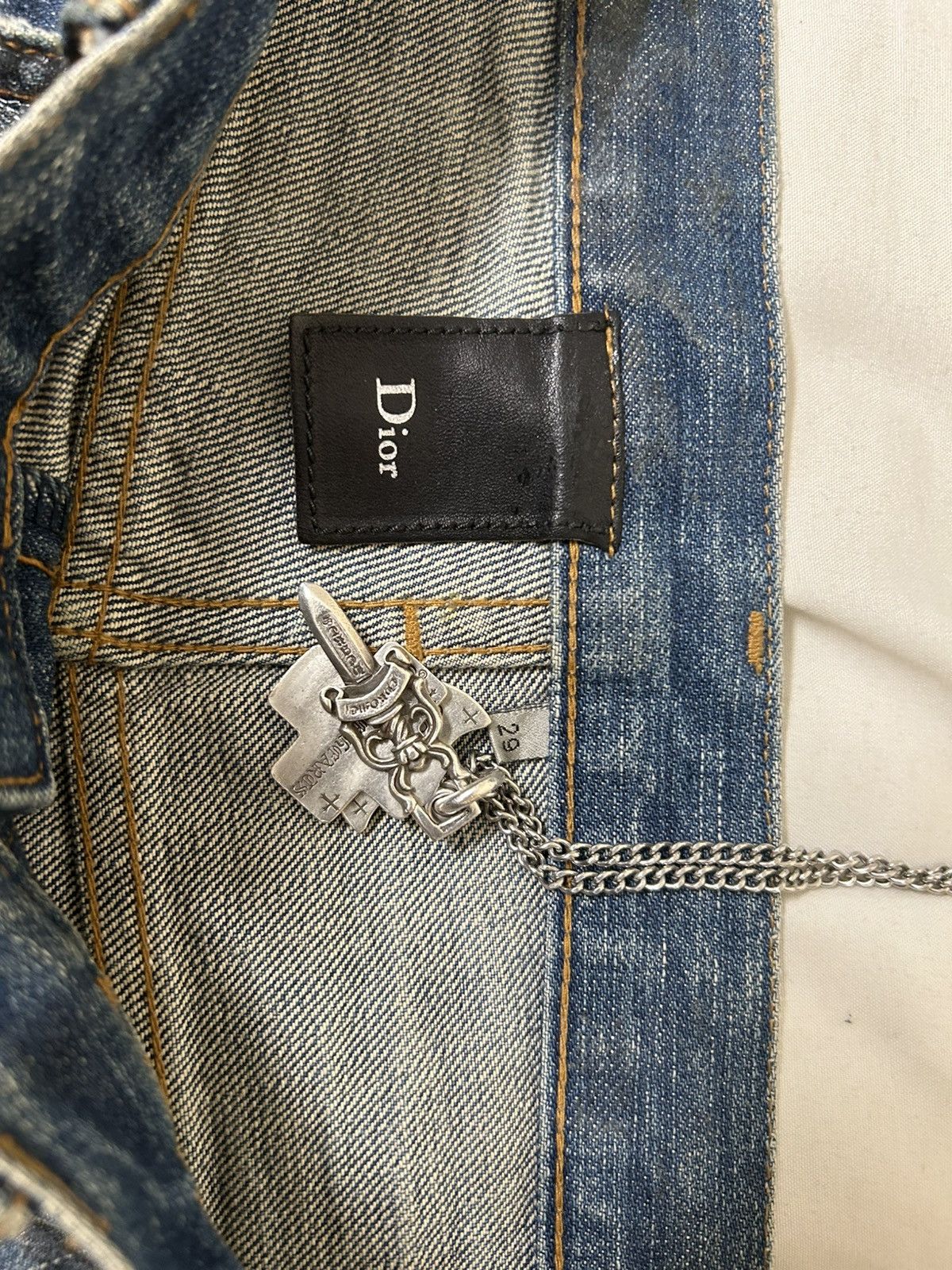 Dior aw05 dior clawmark blue lusters Size US 29 - 5 Thumbnail