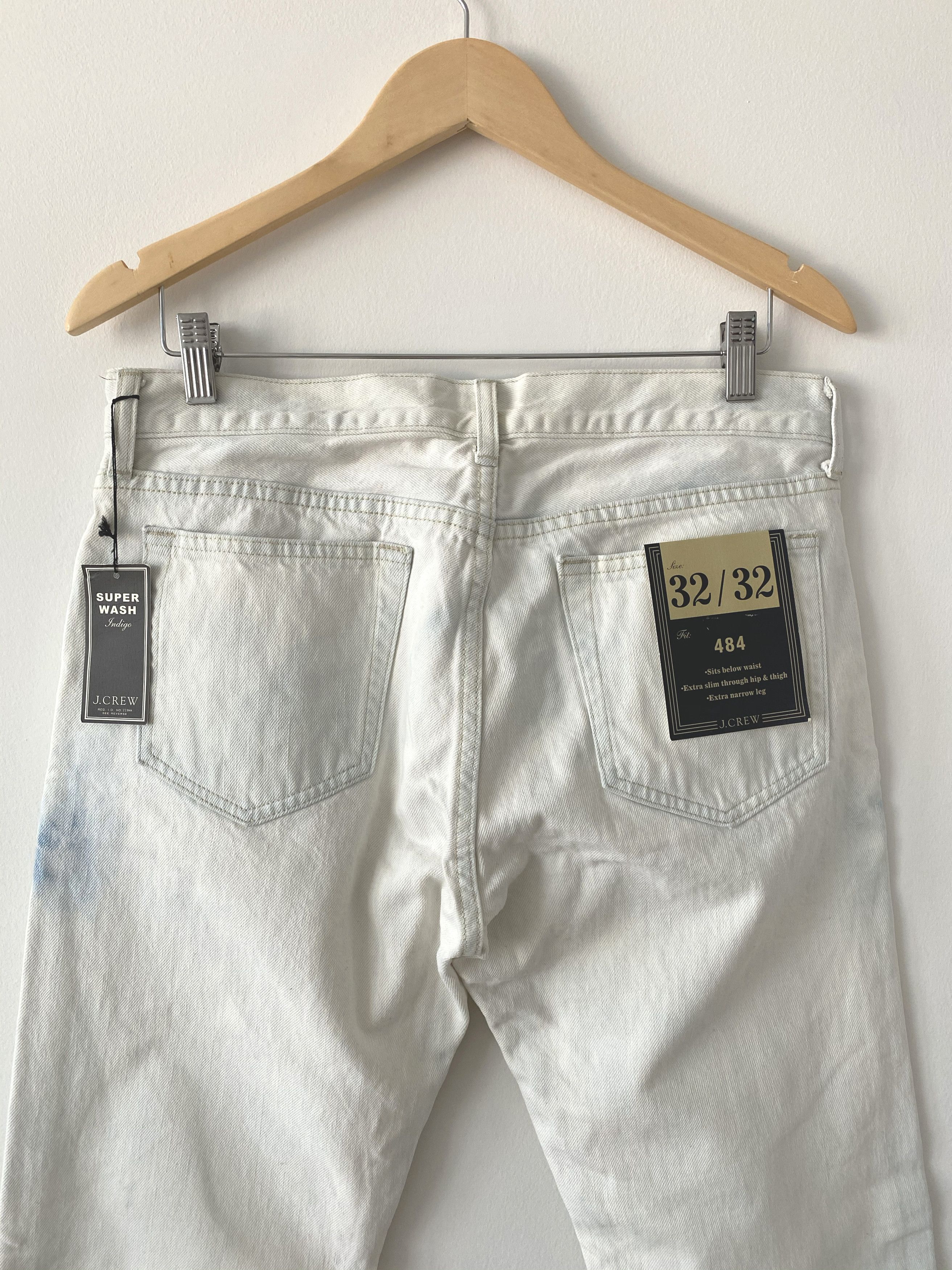 J.Crew Never Worn 484 “Superwash” Indigo Jeans Size US 32 / EU 48 - 5 Thumbnail