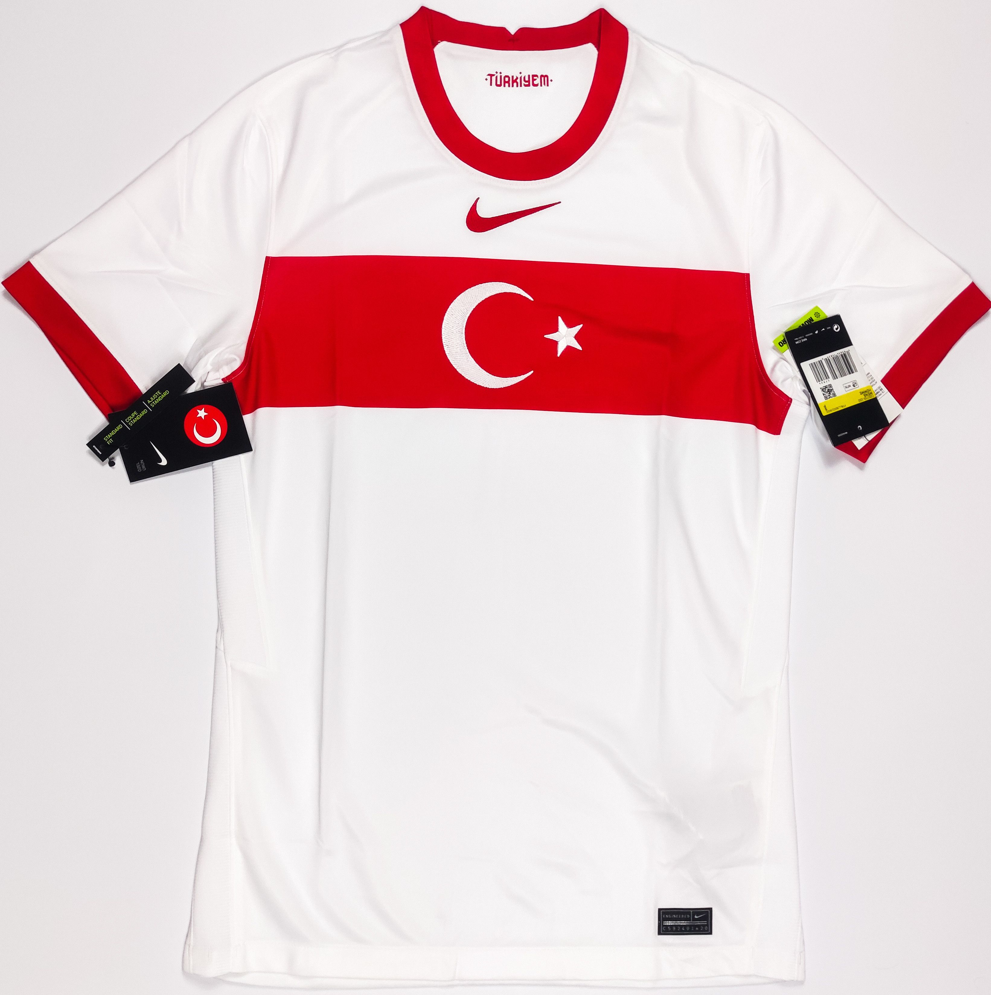 Euro 2020 Maillot Turquie 2021 Turkey 2020 2021 Nike Home BNWT